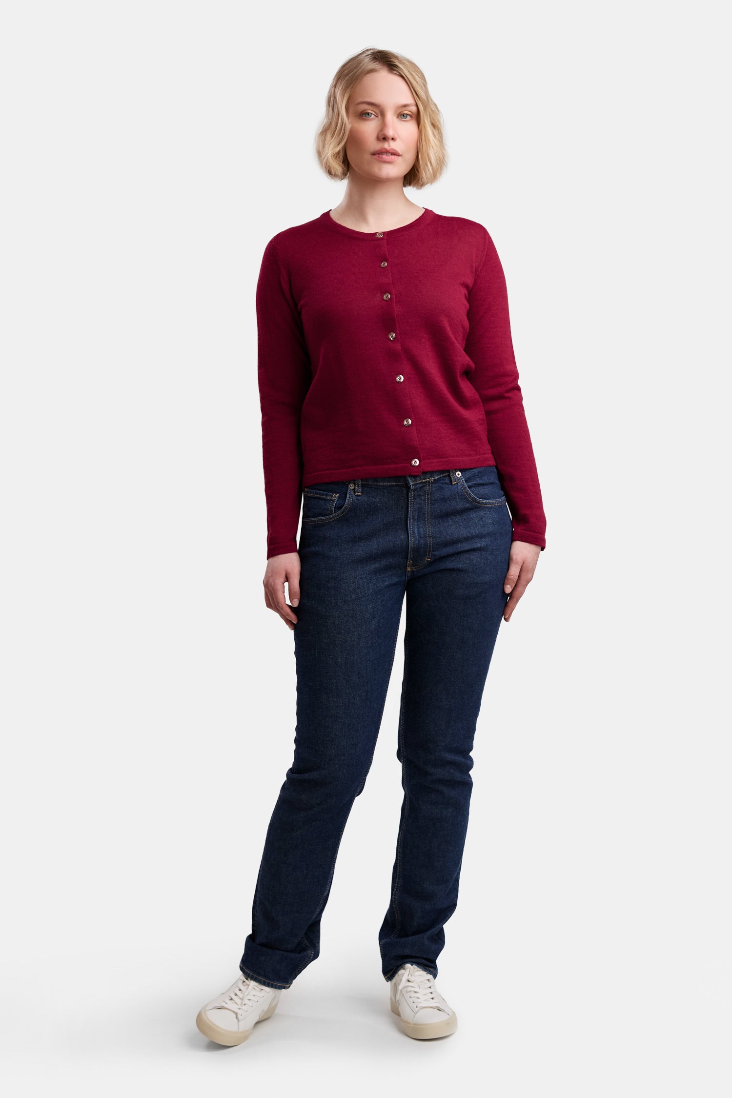 SERENE cardigan 2.0, cranberry