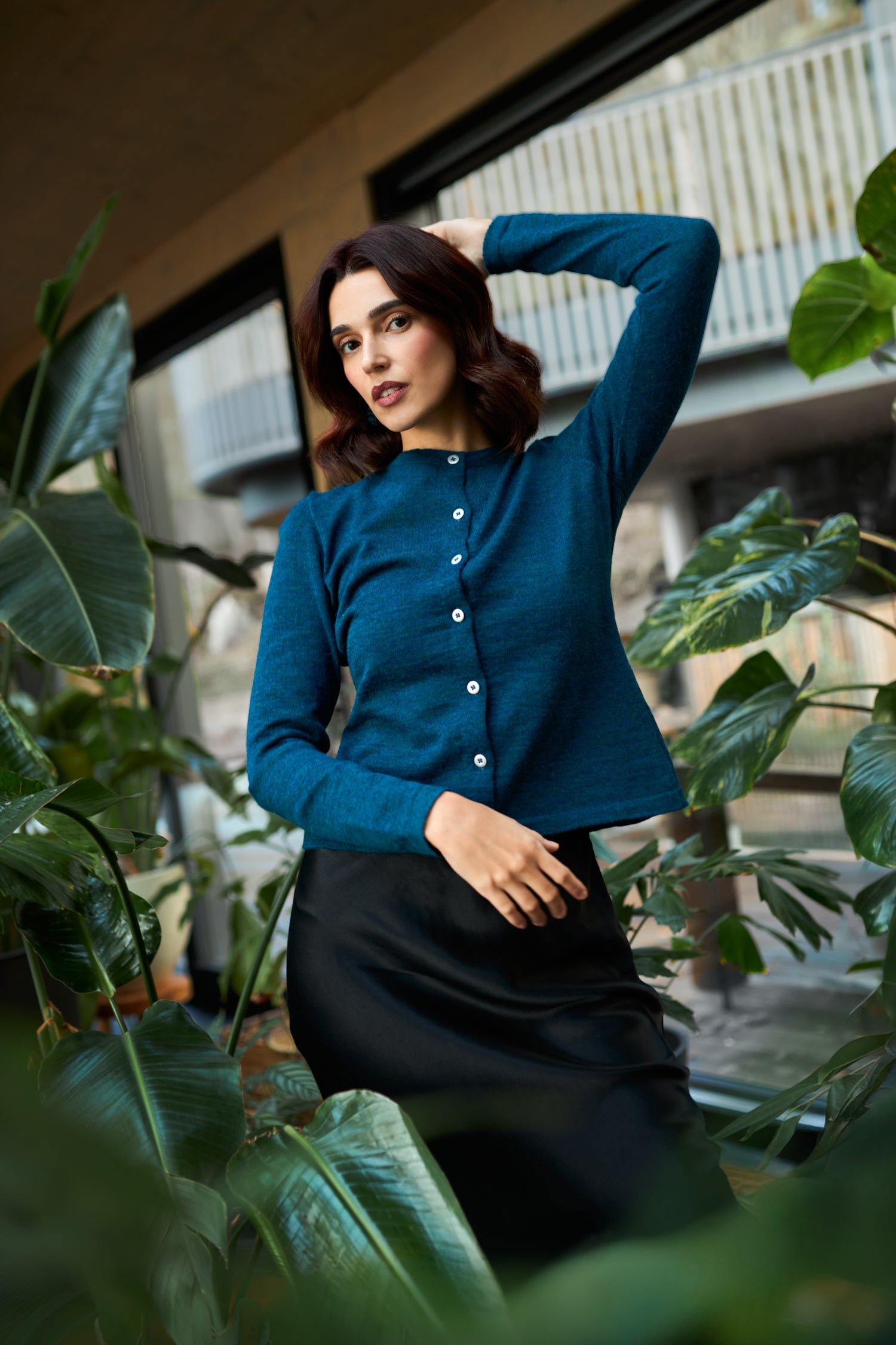 SERENE cardigan 2.0, petrol