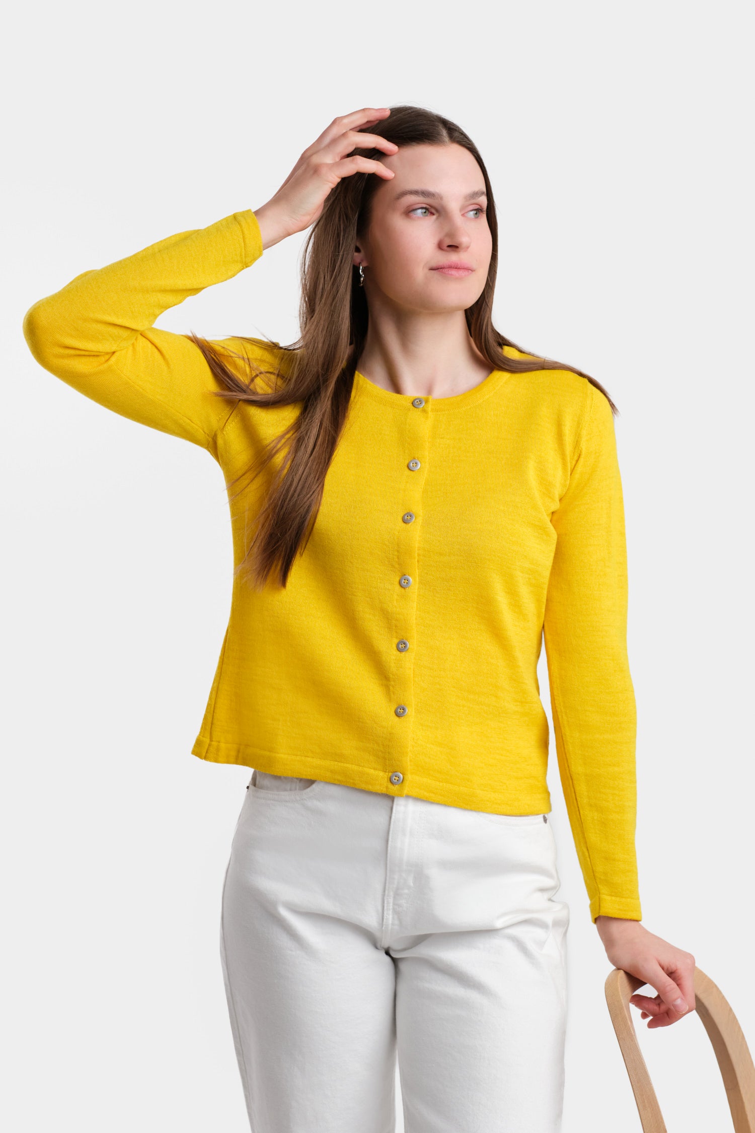 Serene Cardigan Yellow