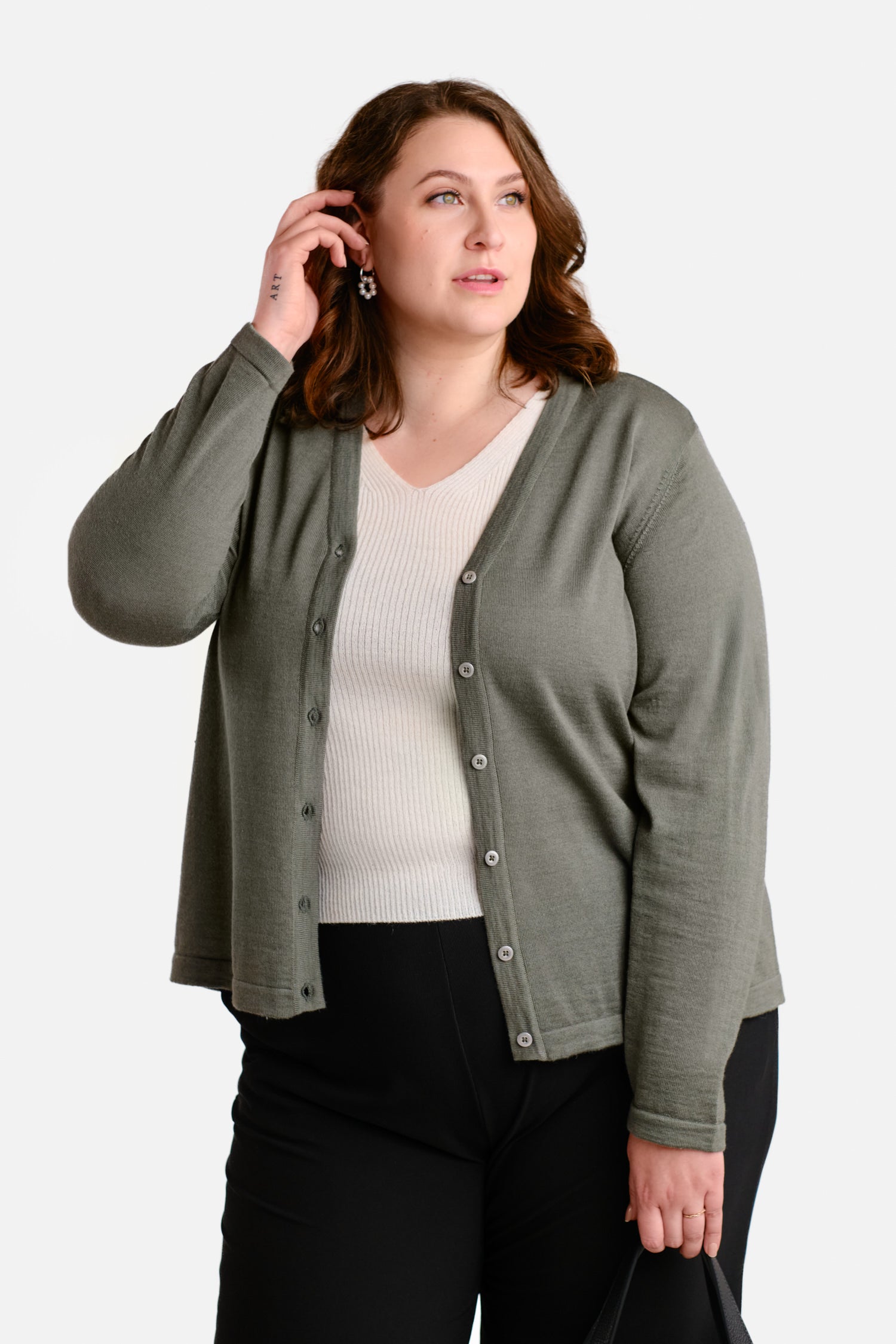 Silent Cardigan Khaki