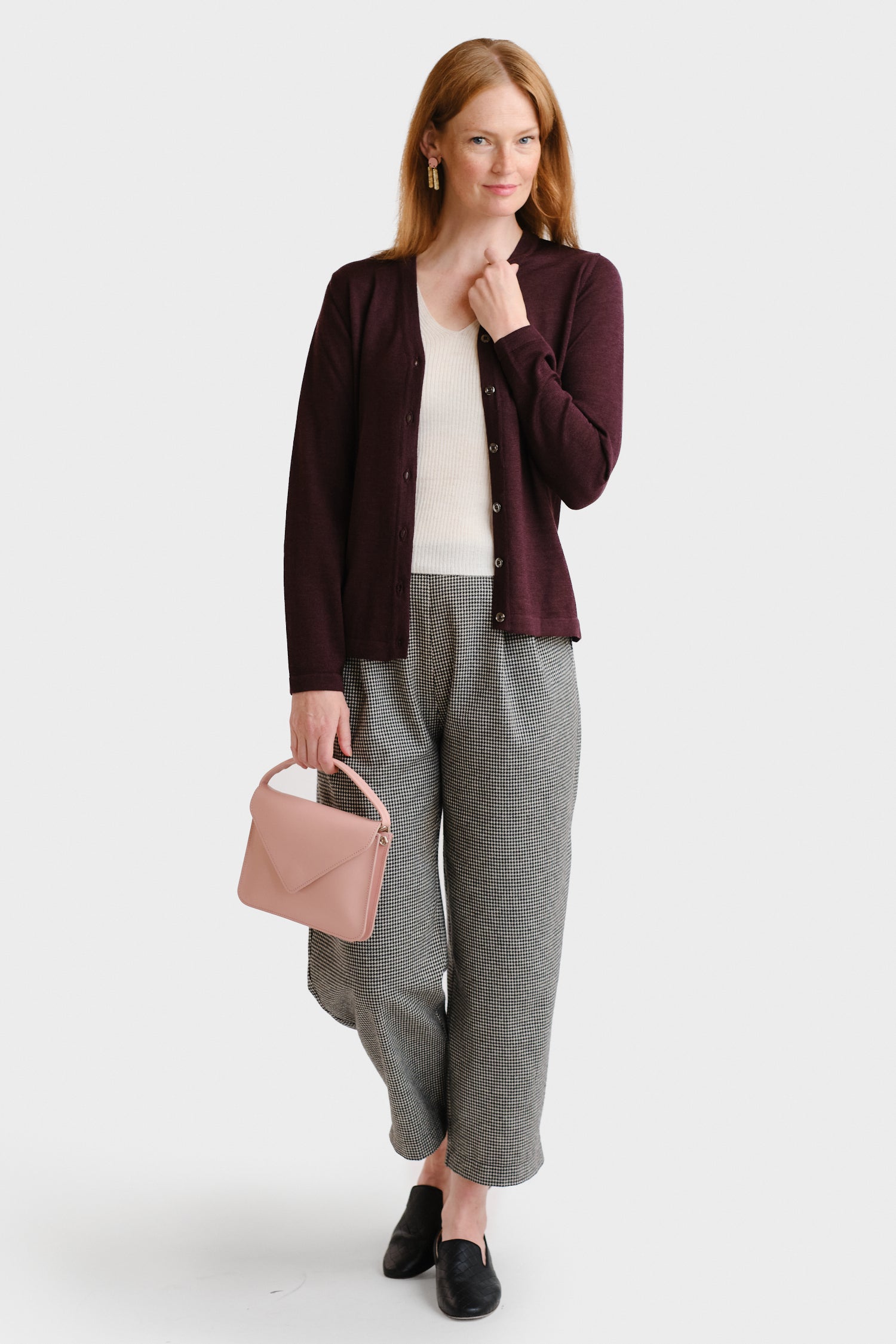 Silent Cardigan Fig
