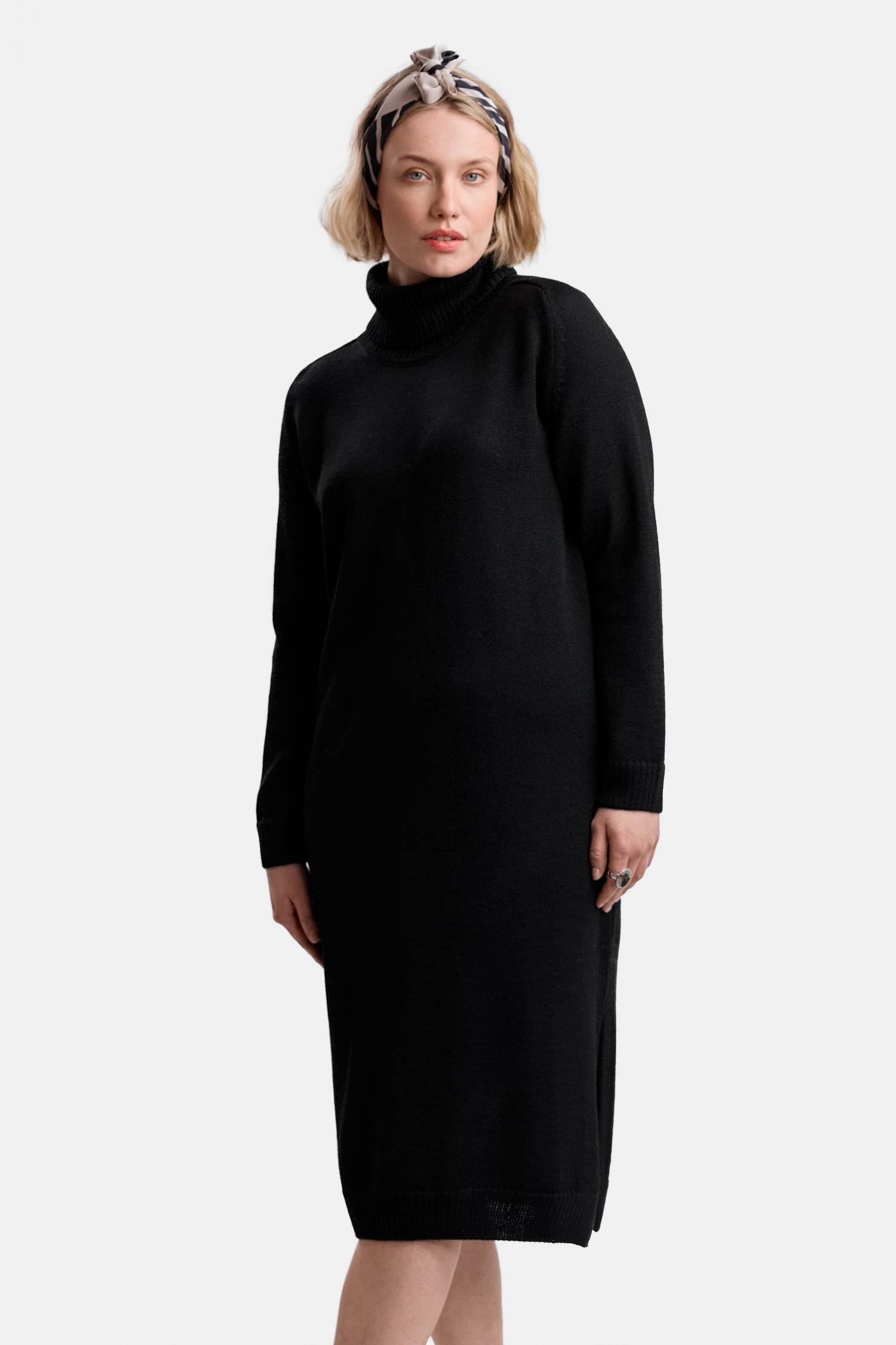 COZY maxi dress, black