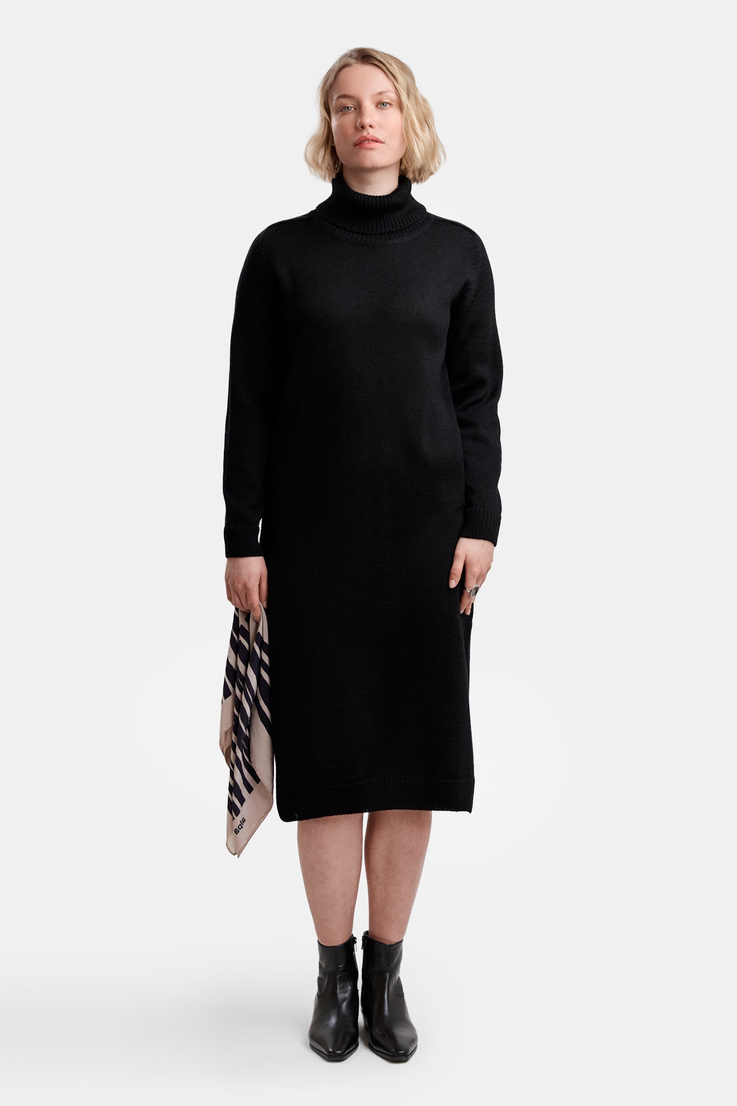 COZY maxi dress, black