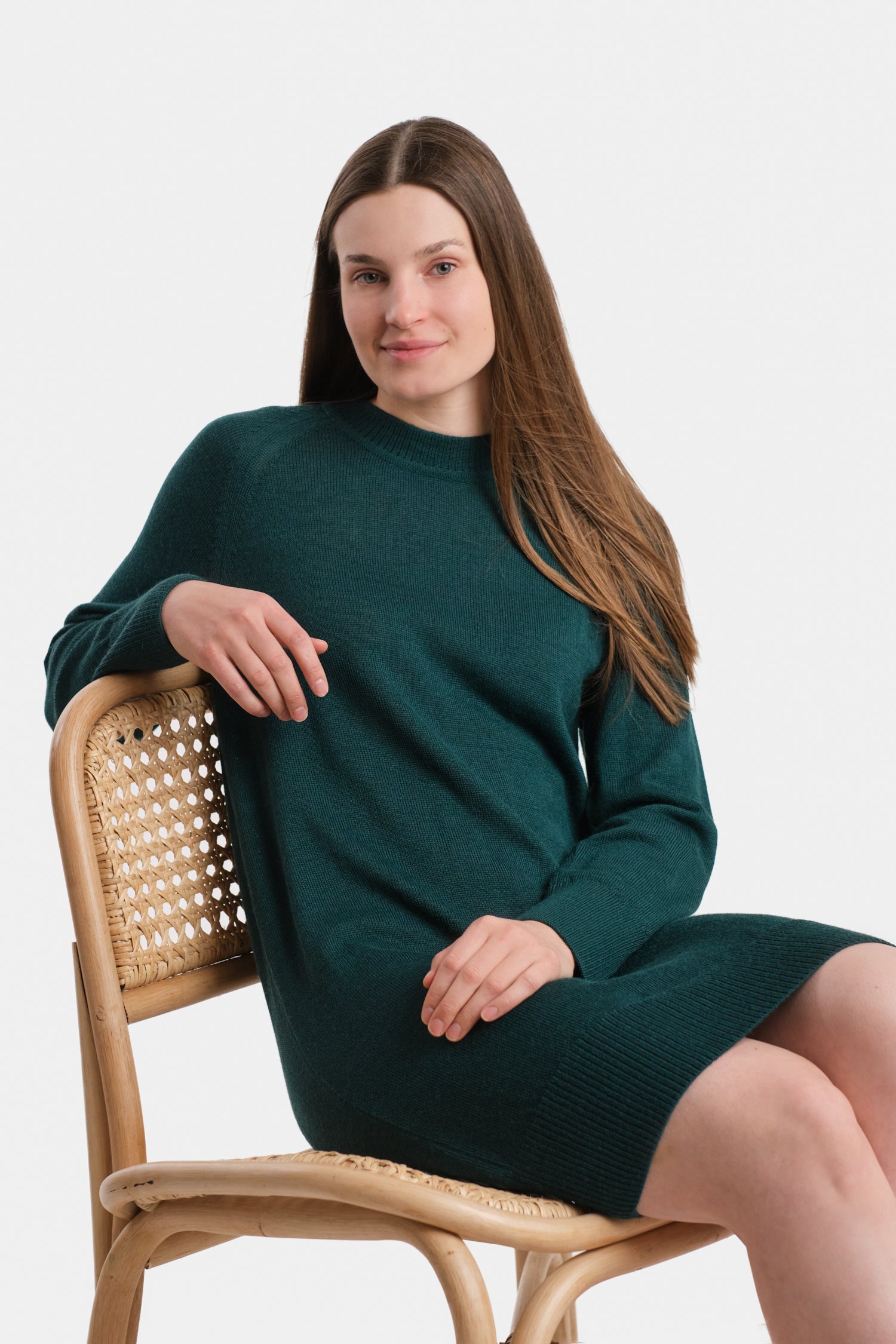 Shine Dress Dark Teal