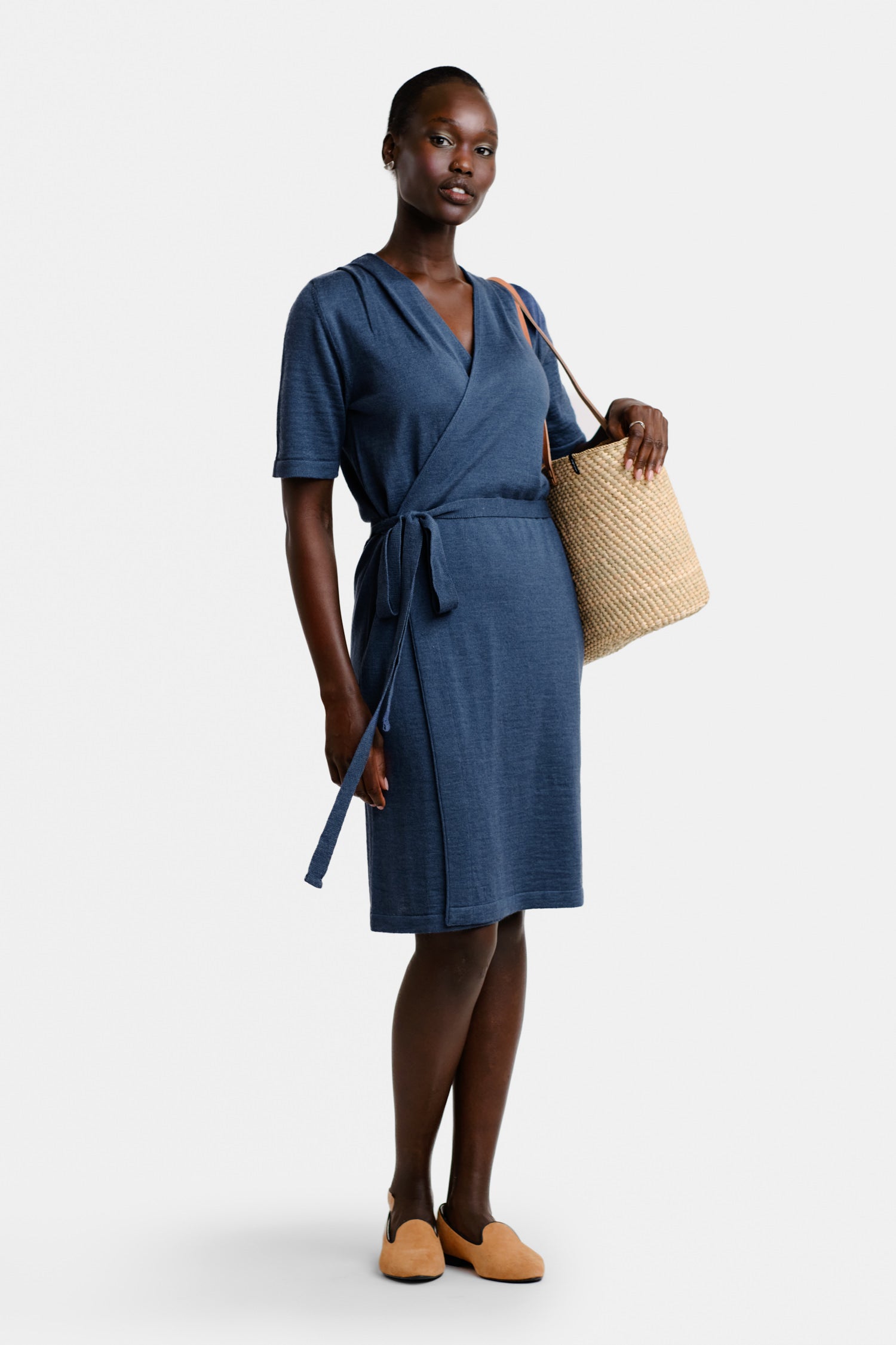 Twine Dress Denimblue_32741