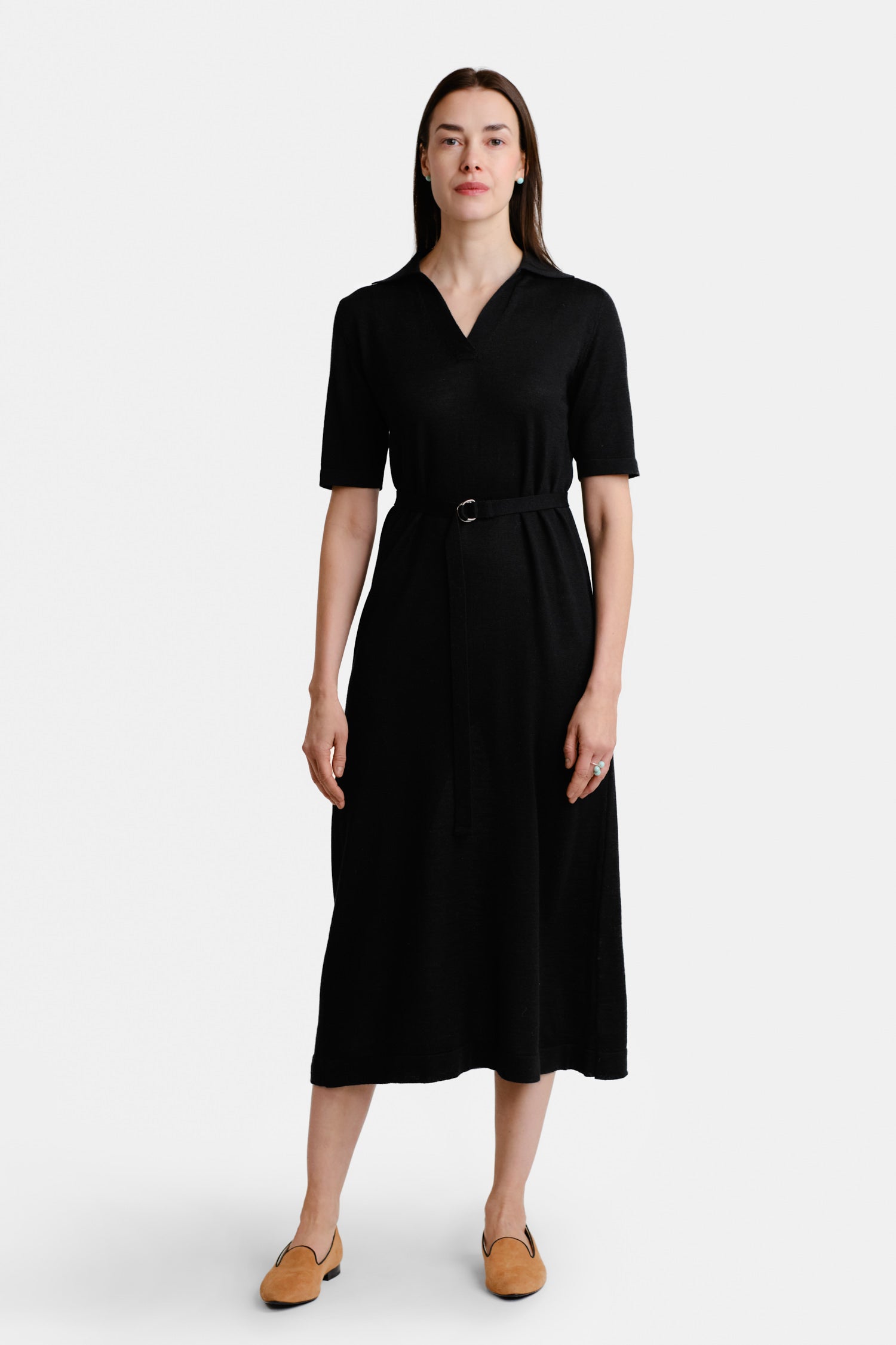 Voyage Knitted Dress Black