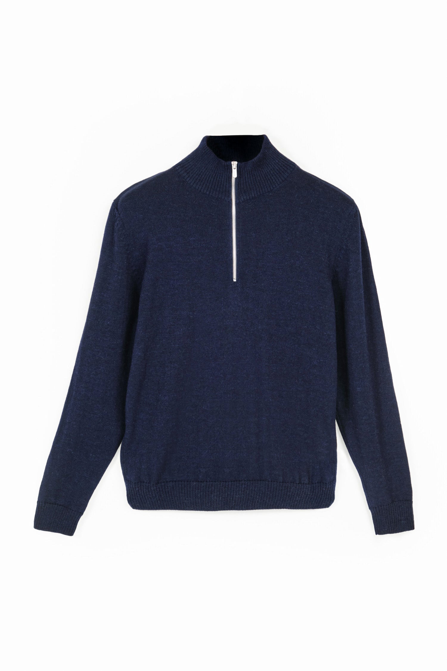 Half Zip Cardigan Navy