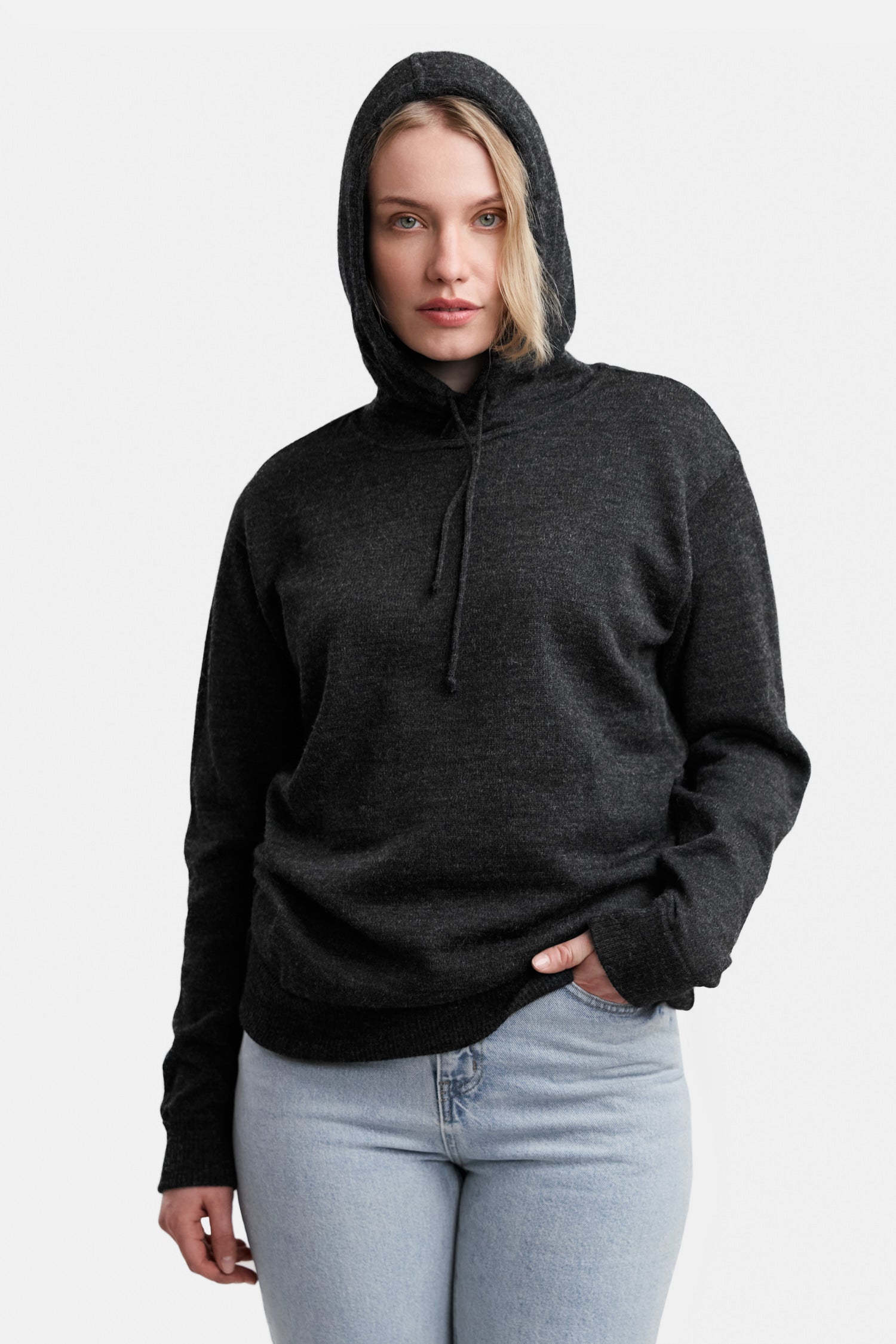 HOODIE pullover, charcoal