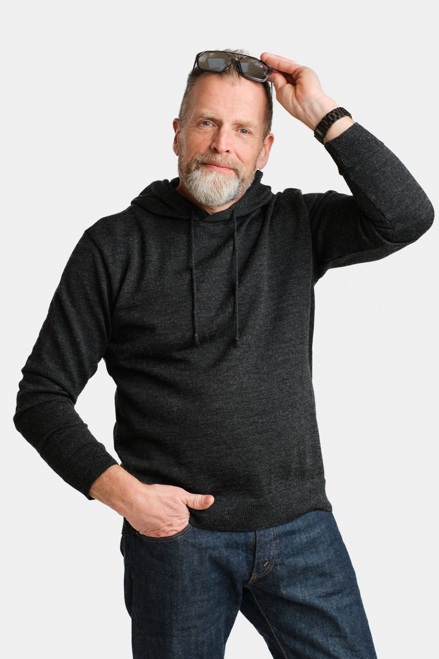 Hoodie Alpaca Hoodie Charcoal
