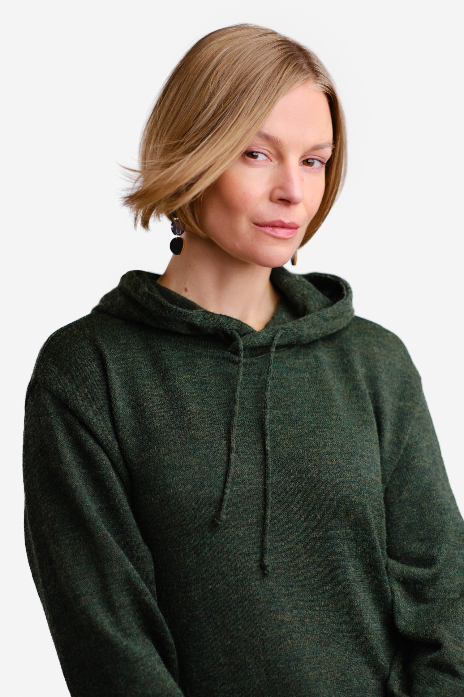 Hoodie Hooded Sweater Forest Green