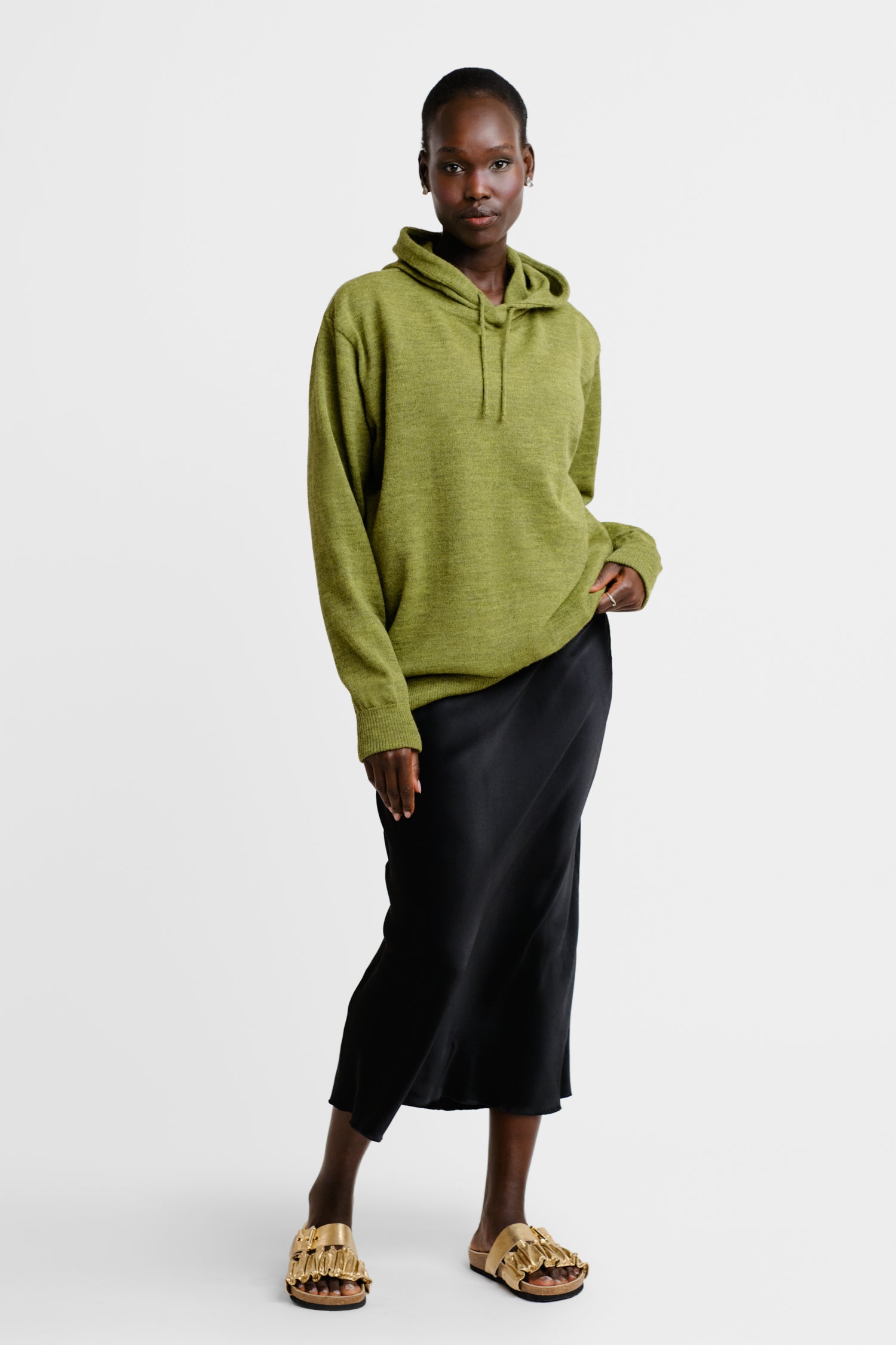 Hoodie Hooded Sweater Pistachio