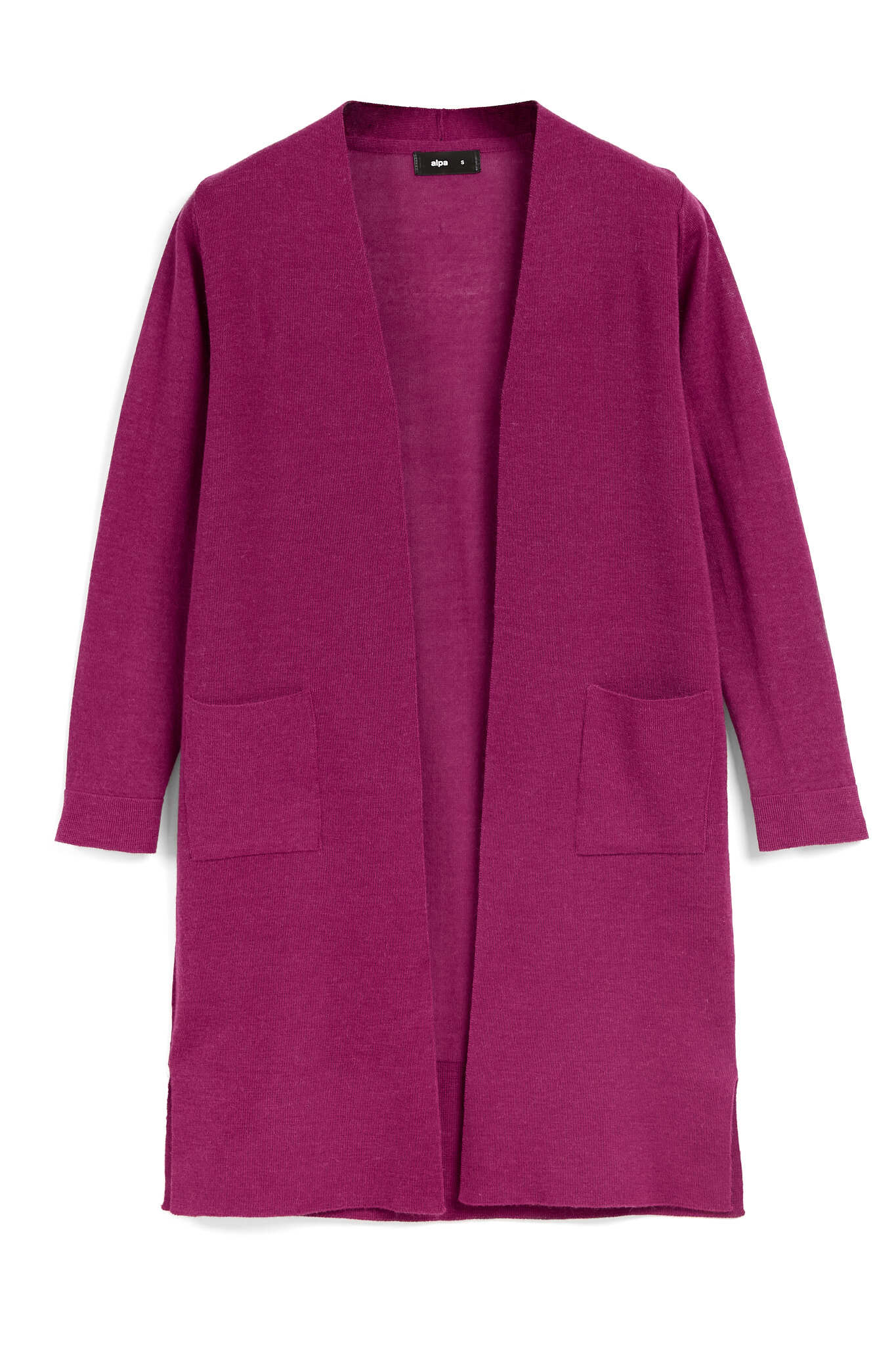 JOY cardigan, rhubarb