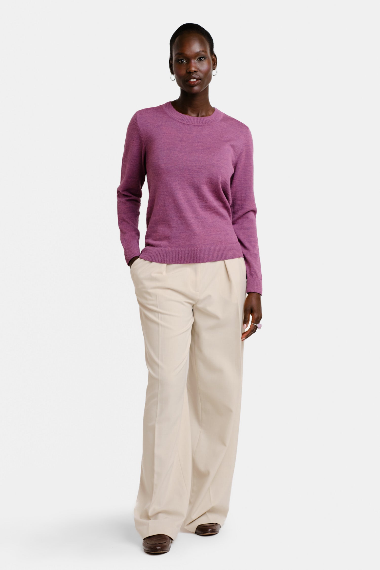 CLEAR jumper, lilac