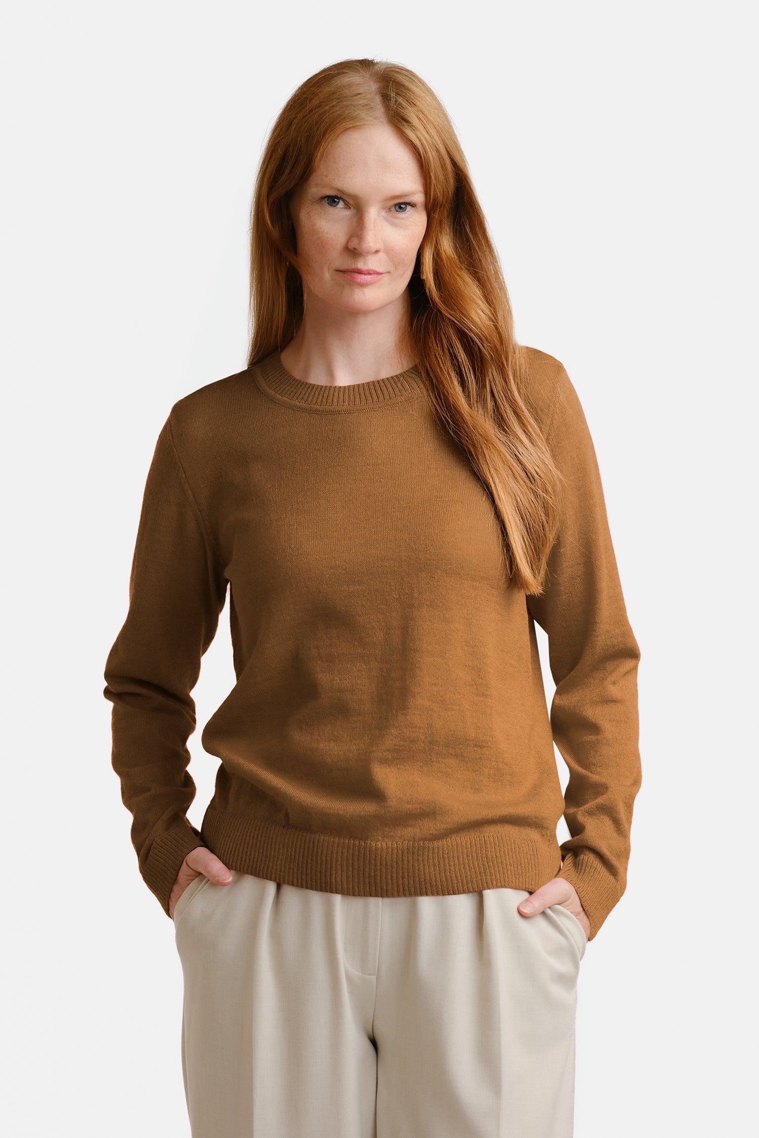 CLEAR jumper, ochre