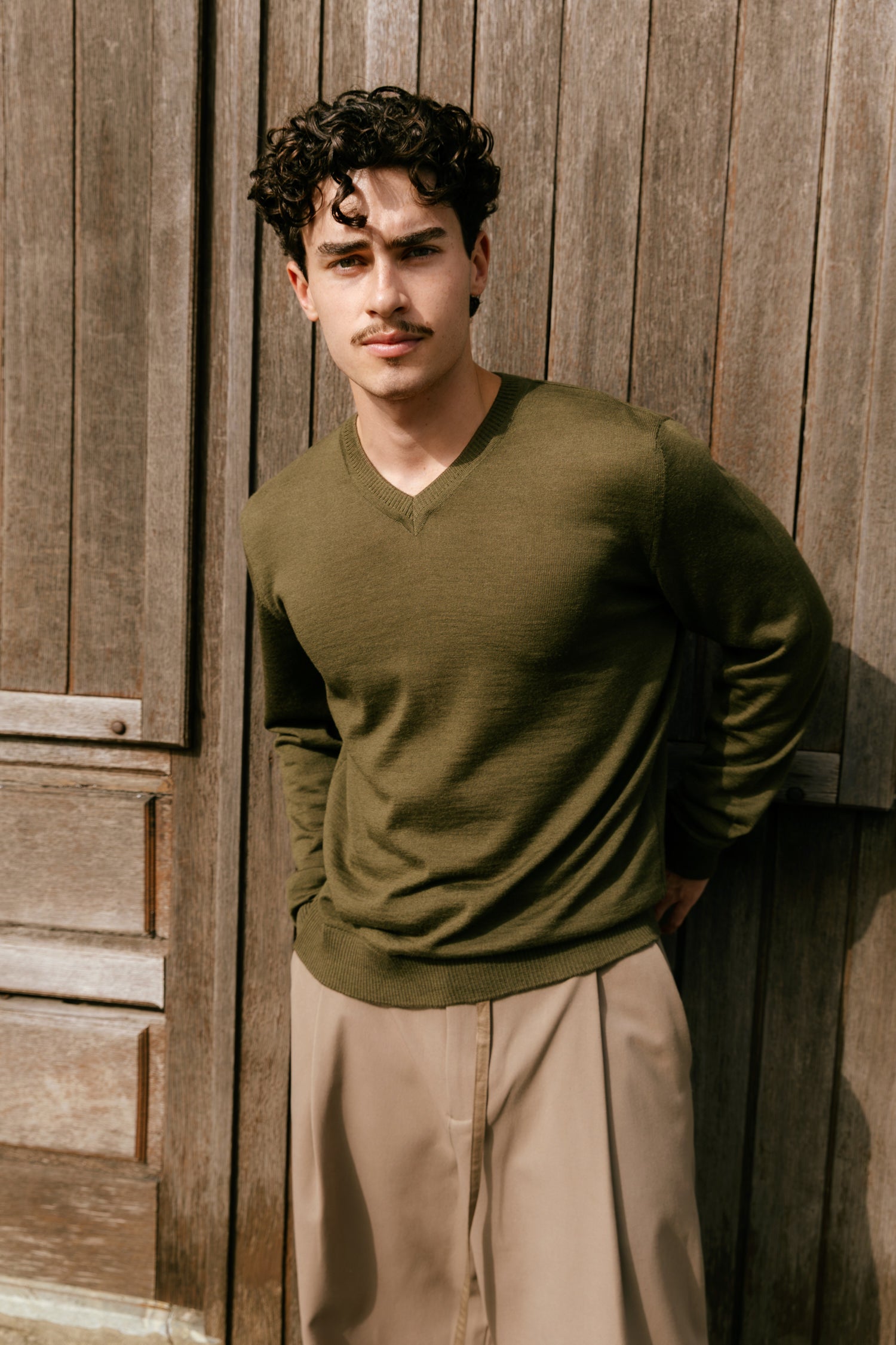 Stay Sweater Dark Olive