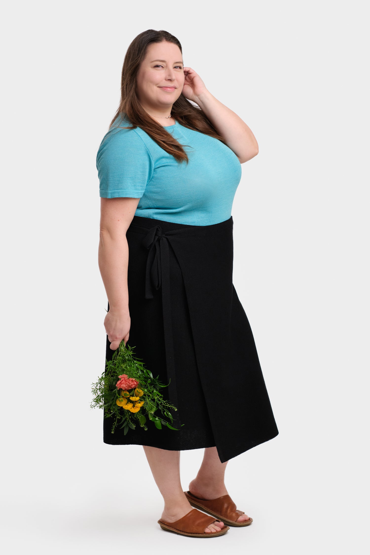 Origami Skirt Black