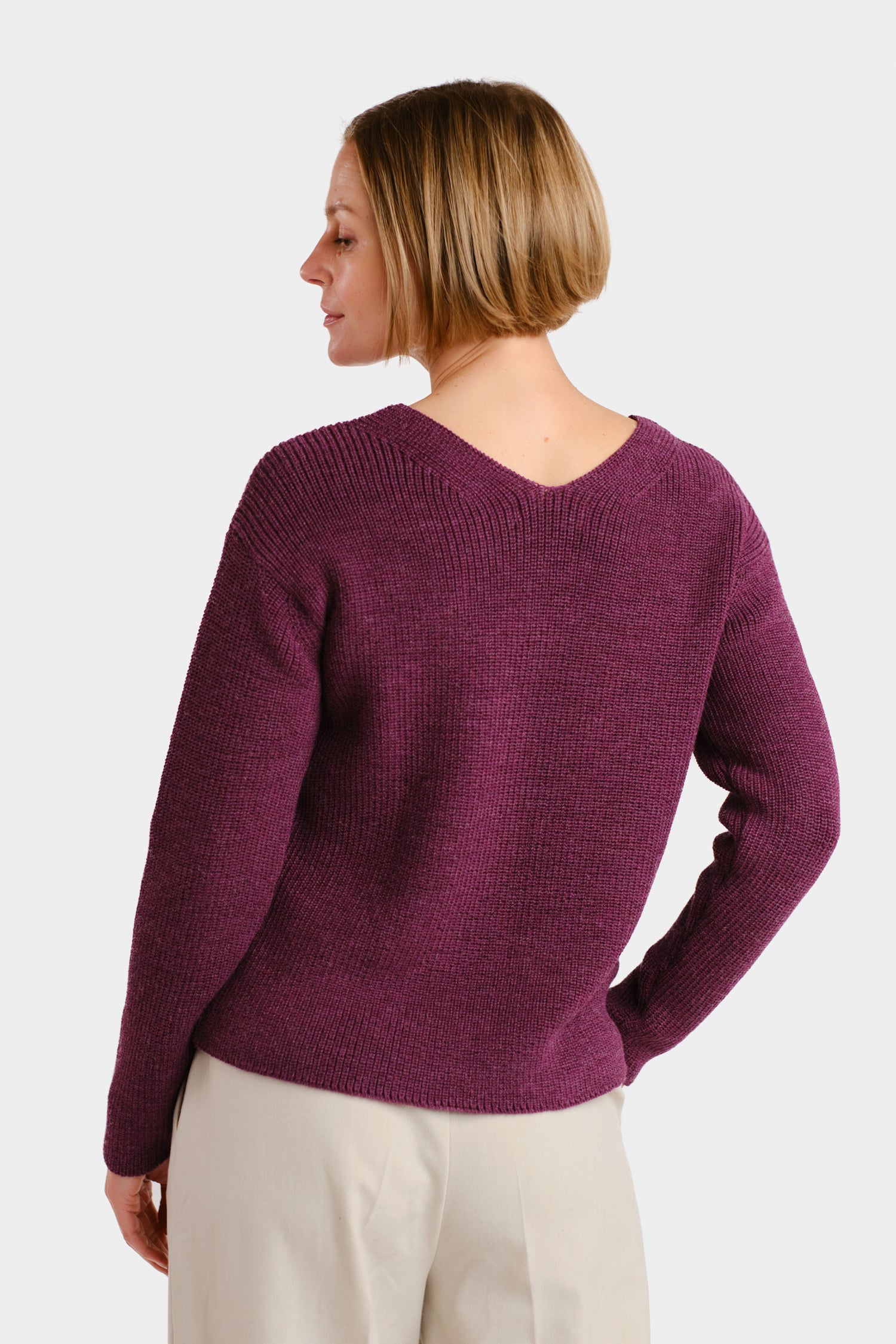 Chunky Knit Sweater Heather