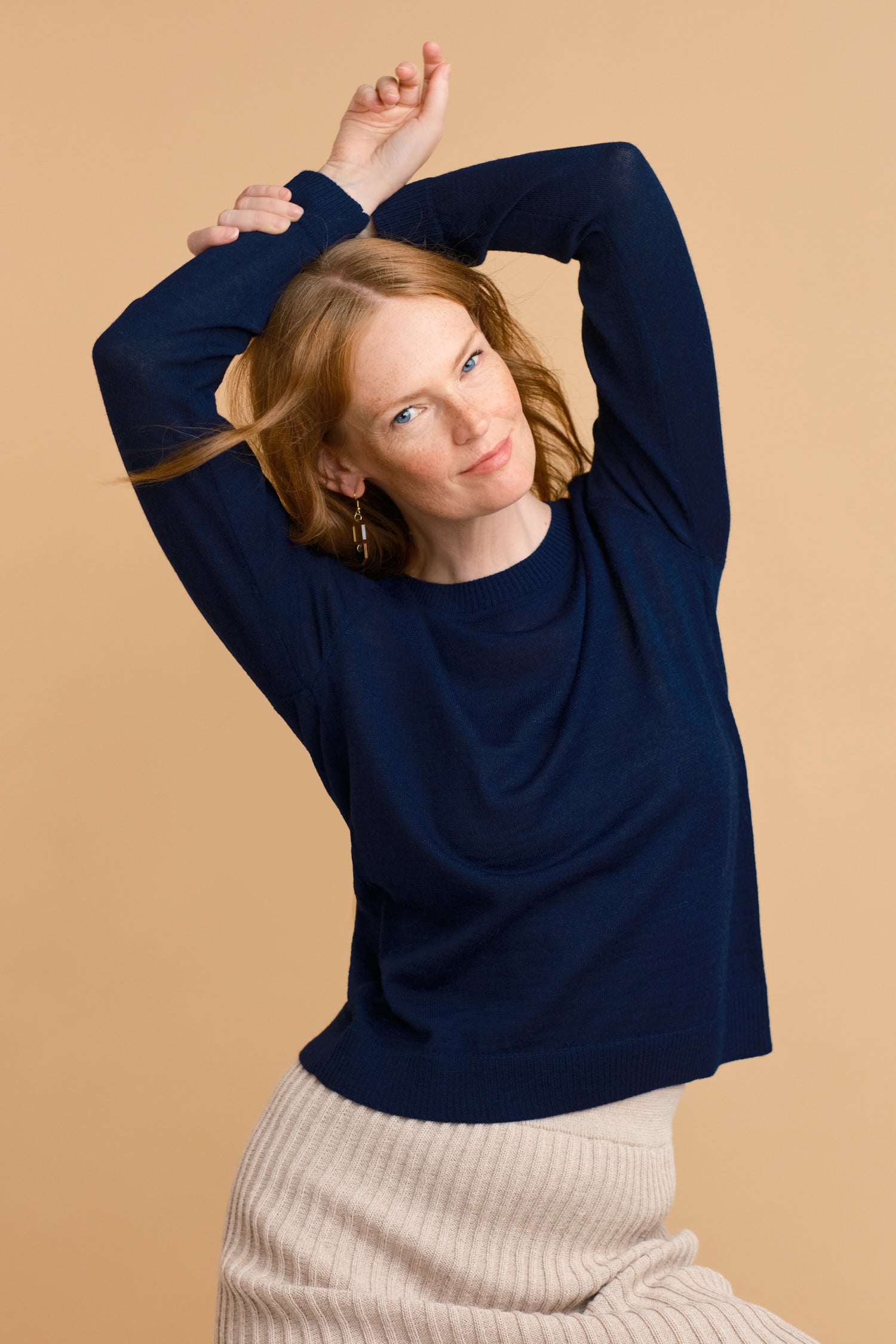 Clear Jumper Navy
