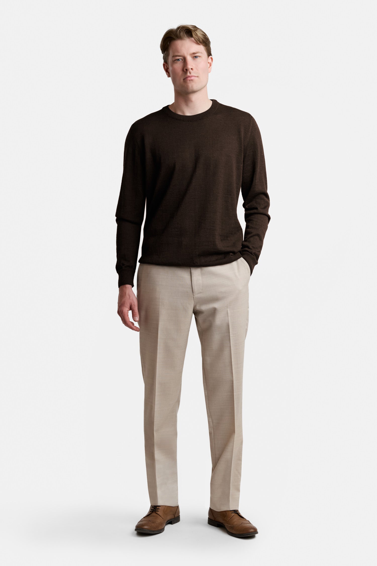 ELEMENT knit sweater, espresso