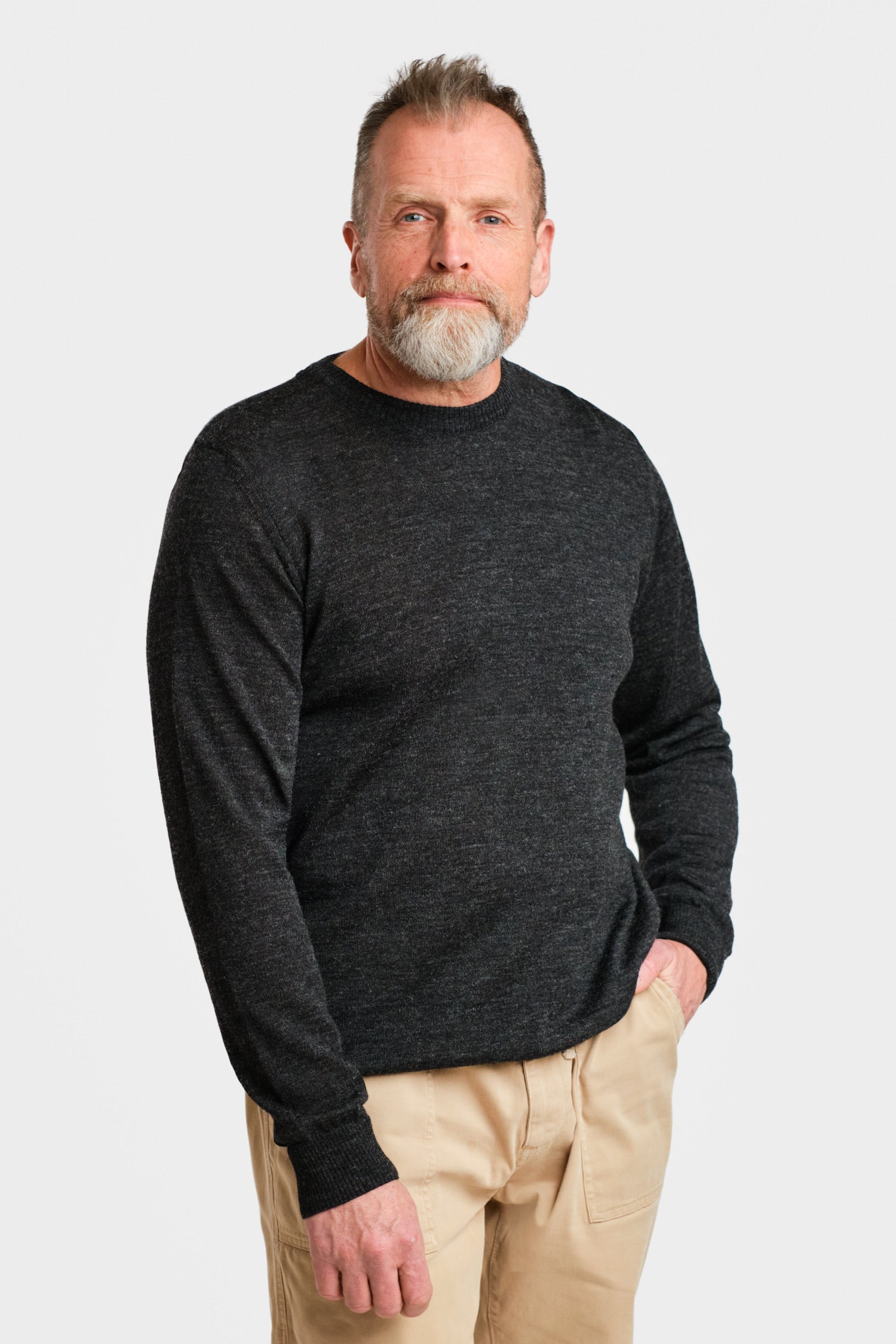 ELEMENT knit sweater, dark grey | Alpa