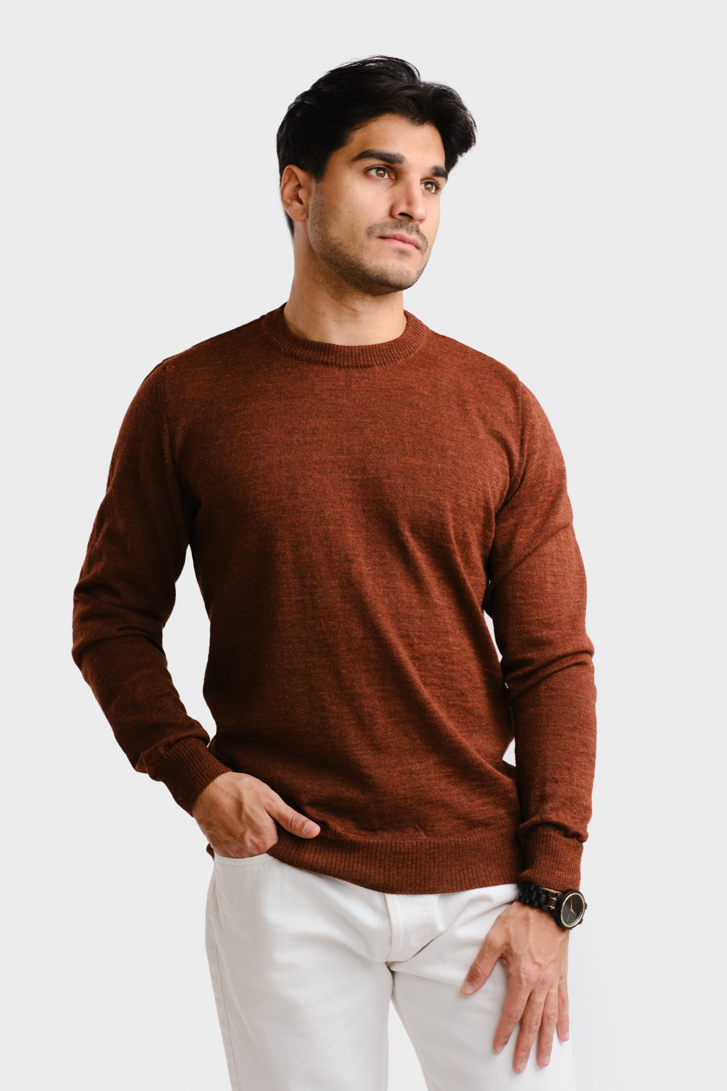 ELEMENT knit sweater, mahogany | Alpa