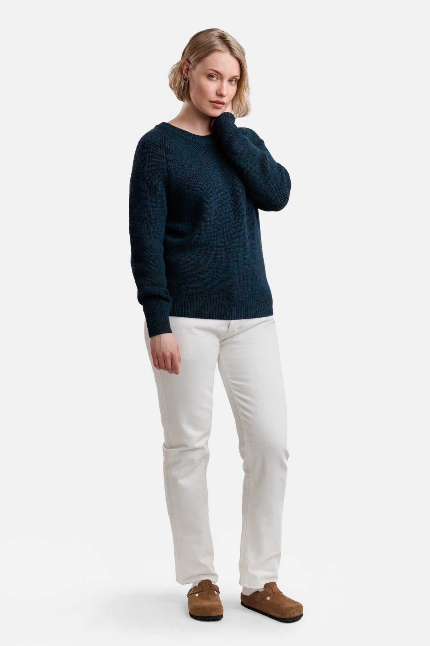 LOYAL sweater, dark petrol