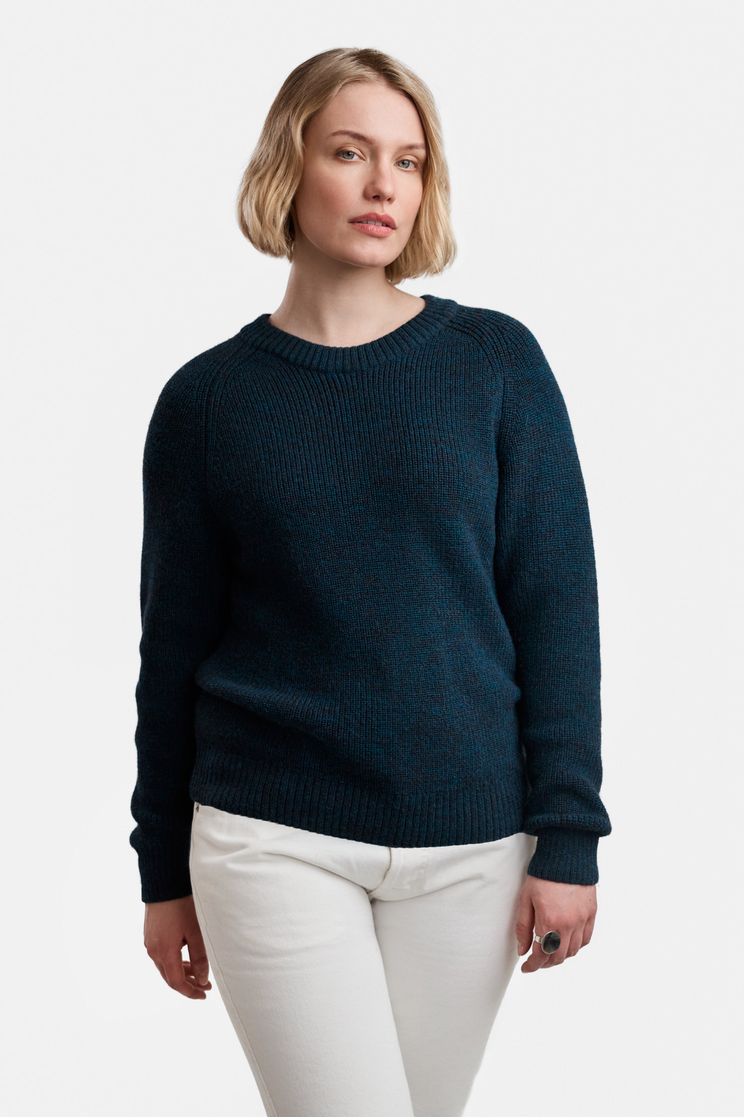 LOYAL sweater, dark petrol