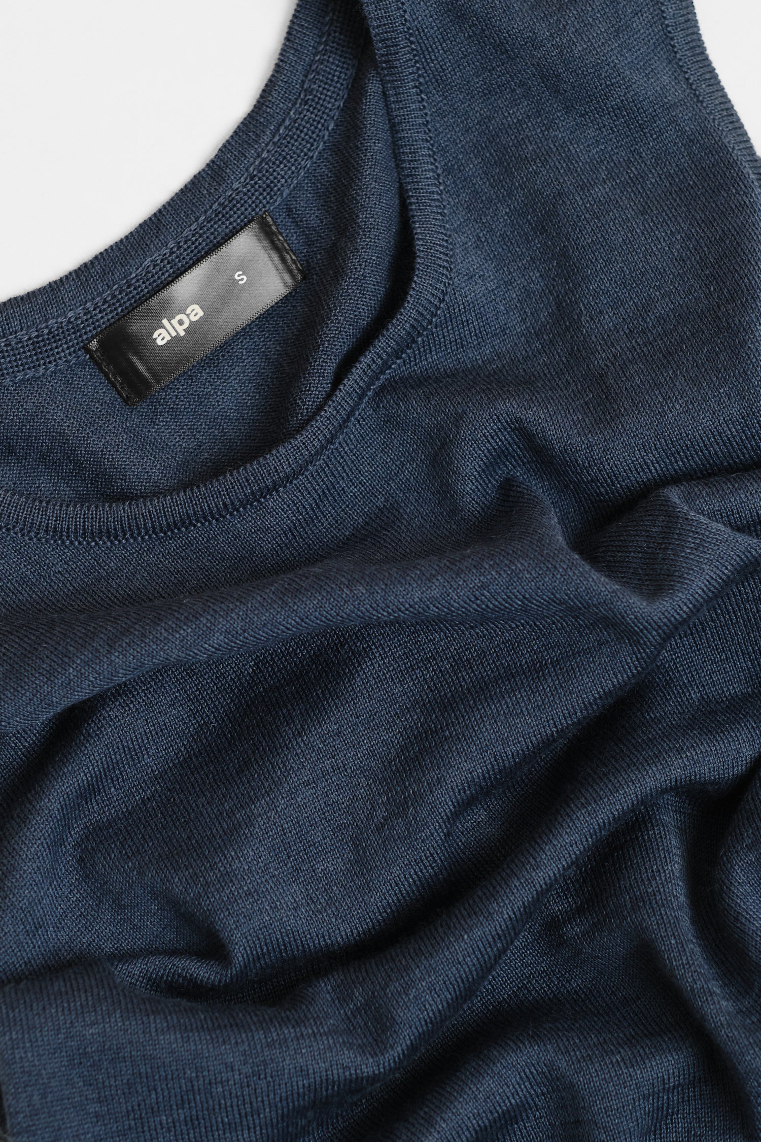 Sense Knitted Top Denimblue_32647