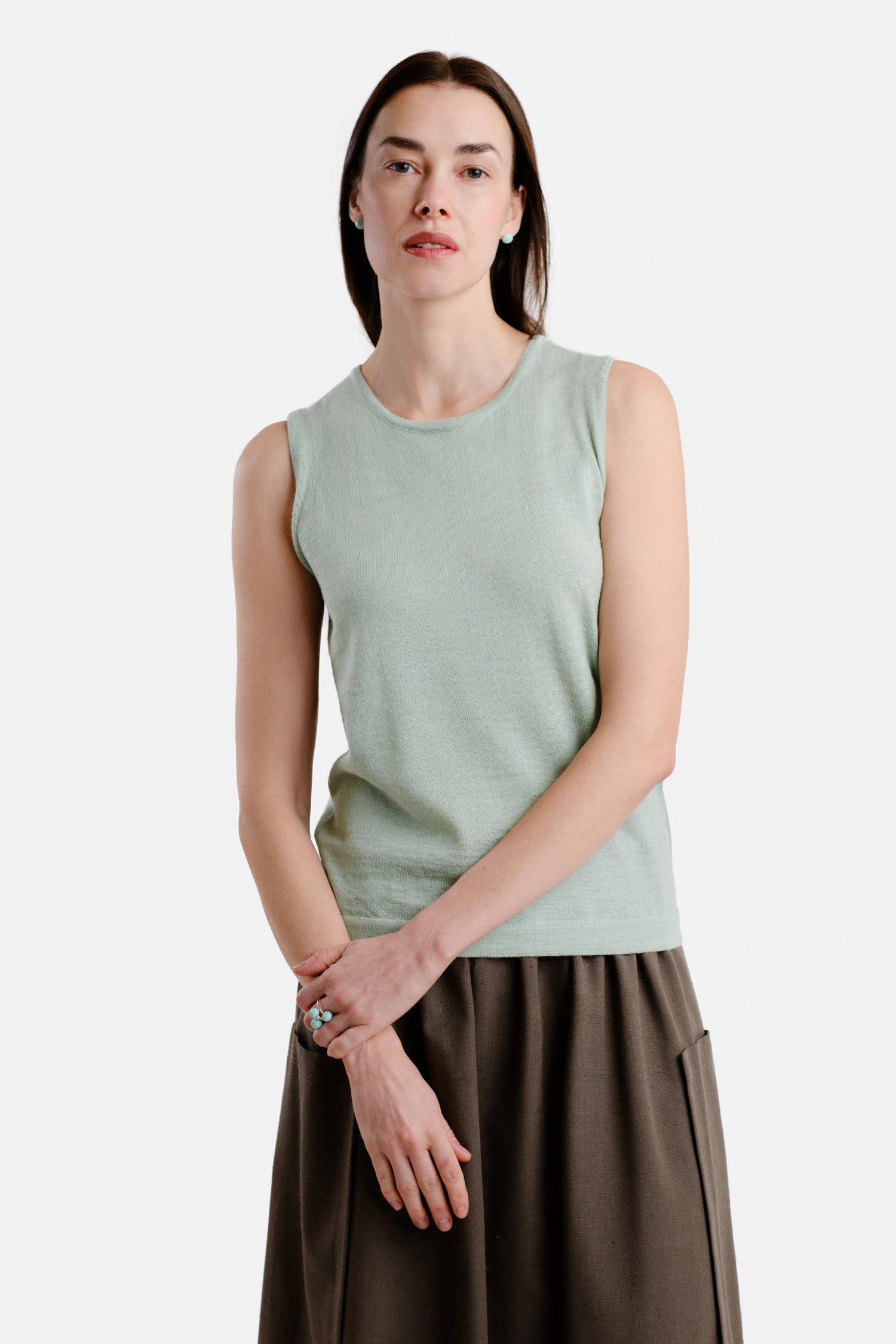 Sense Knitted Top Mint
