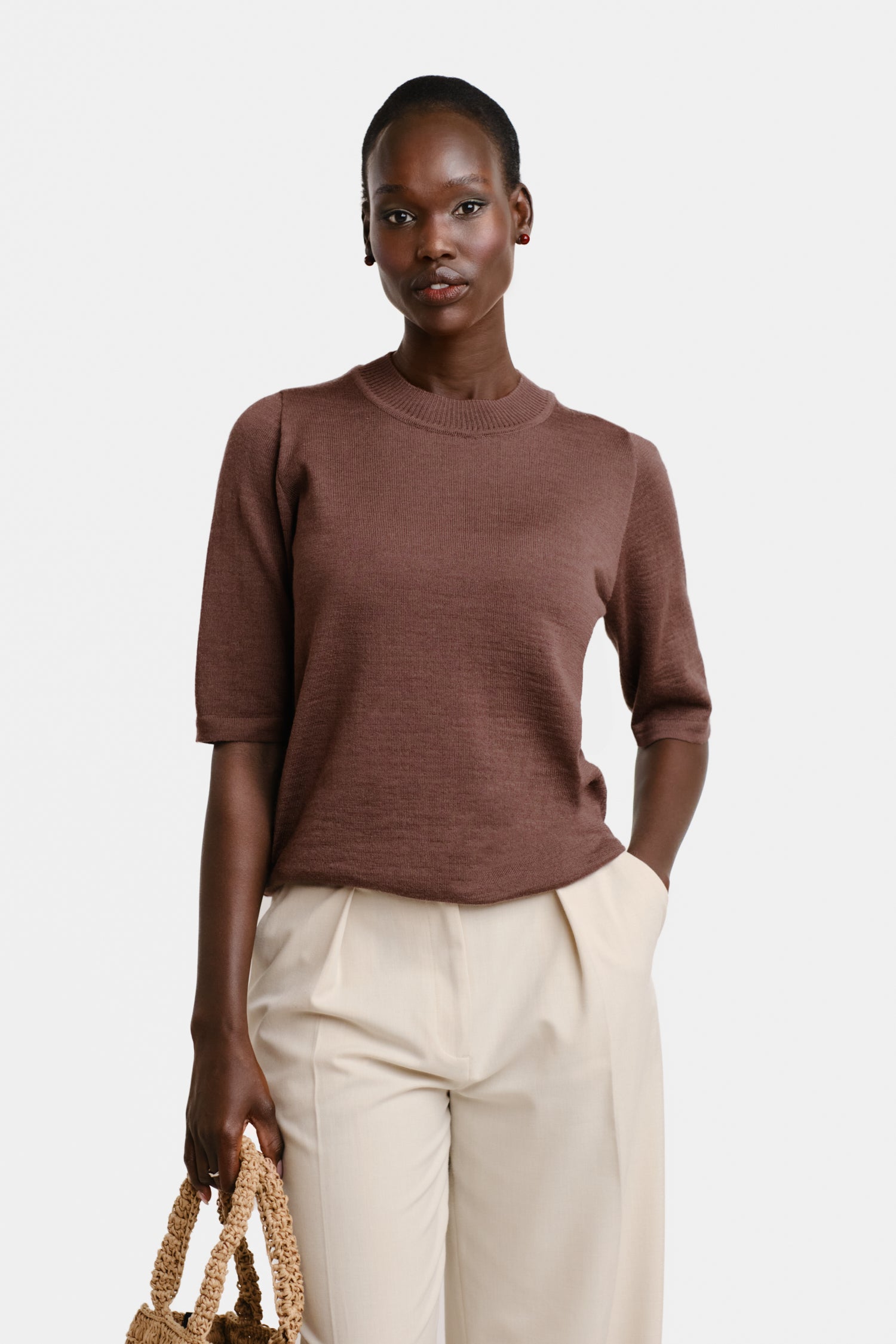Pearl T Shirt Cacao