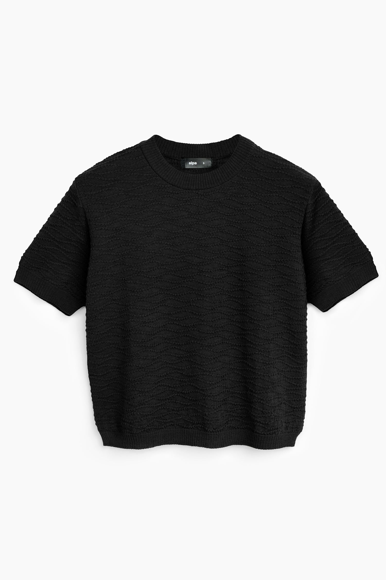 Pebble T Shirt Black