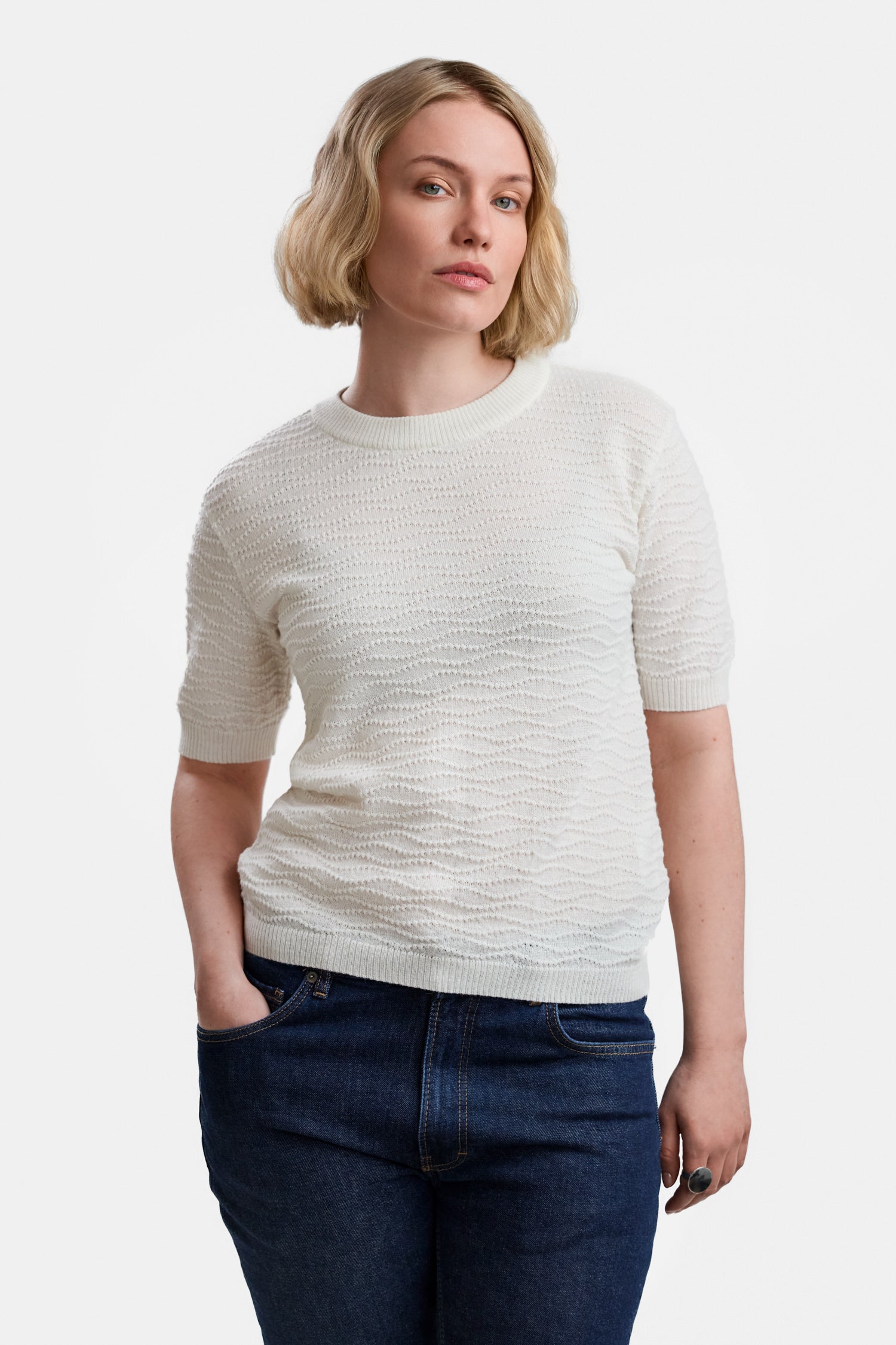 PEBBLE t-shirt, white