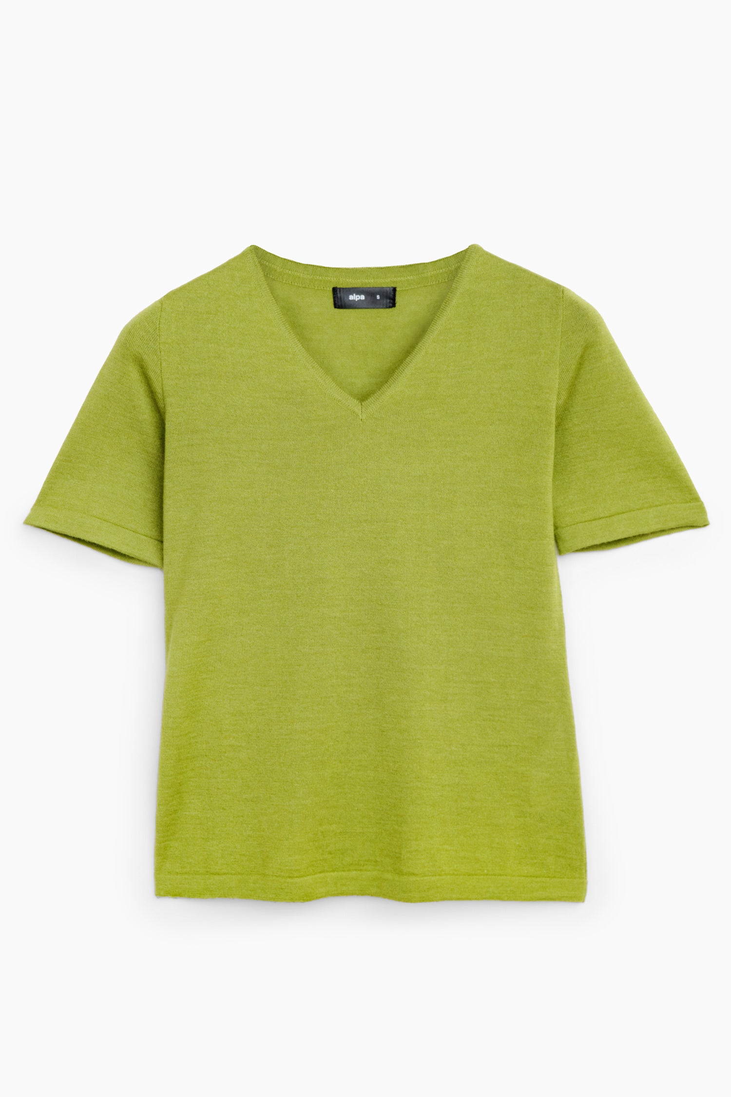 Valley Knit T Shirt Lime
