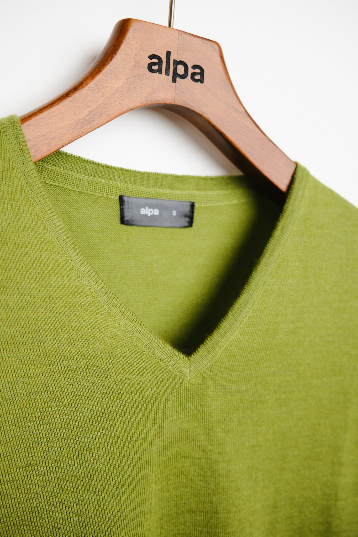 Valley Knit T Shirt Lime