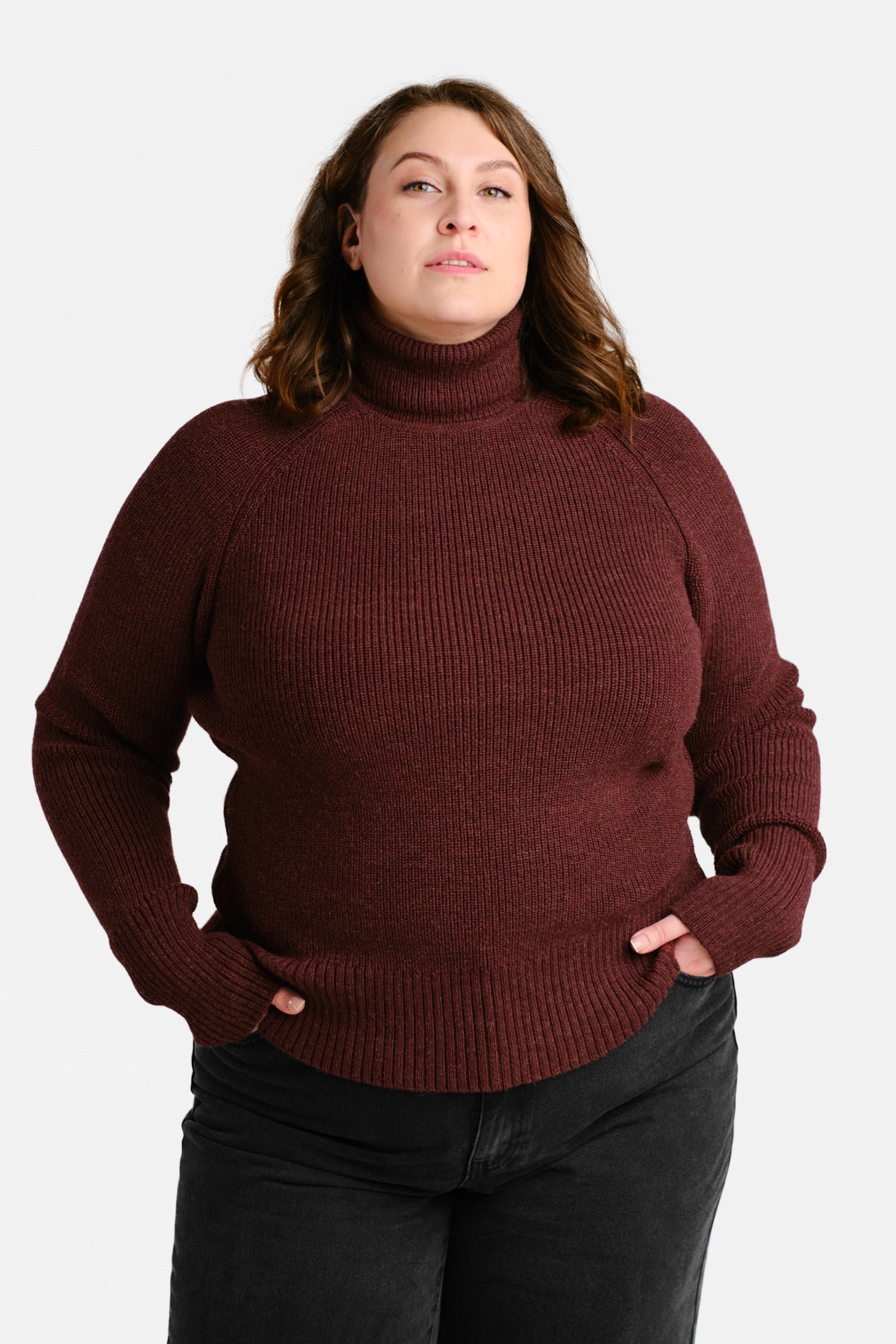 VESIKKO turtleneck, bordeaux