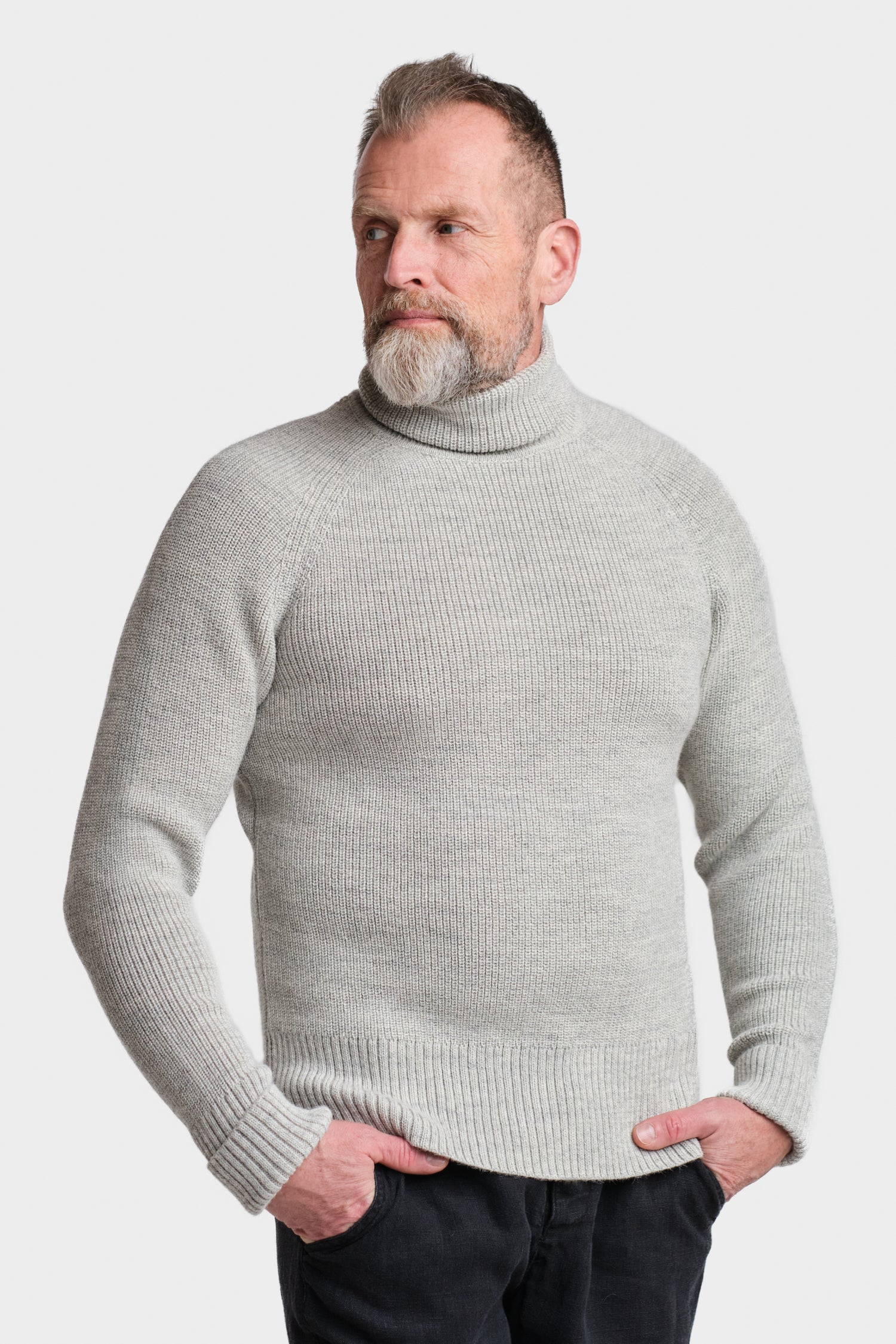 Turtleneck Light Grey Vesikko
