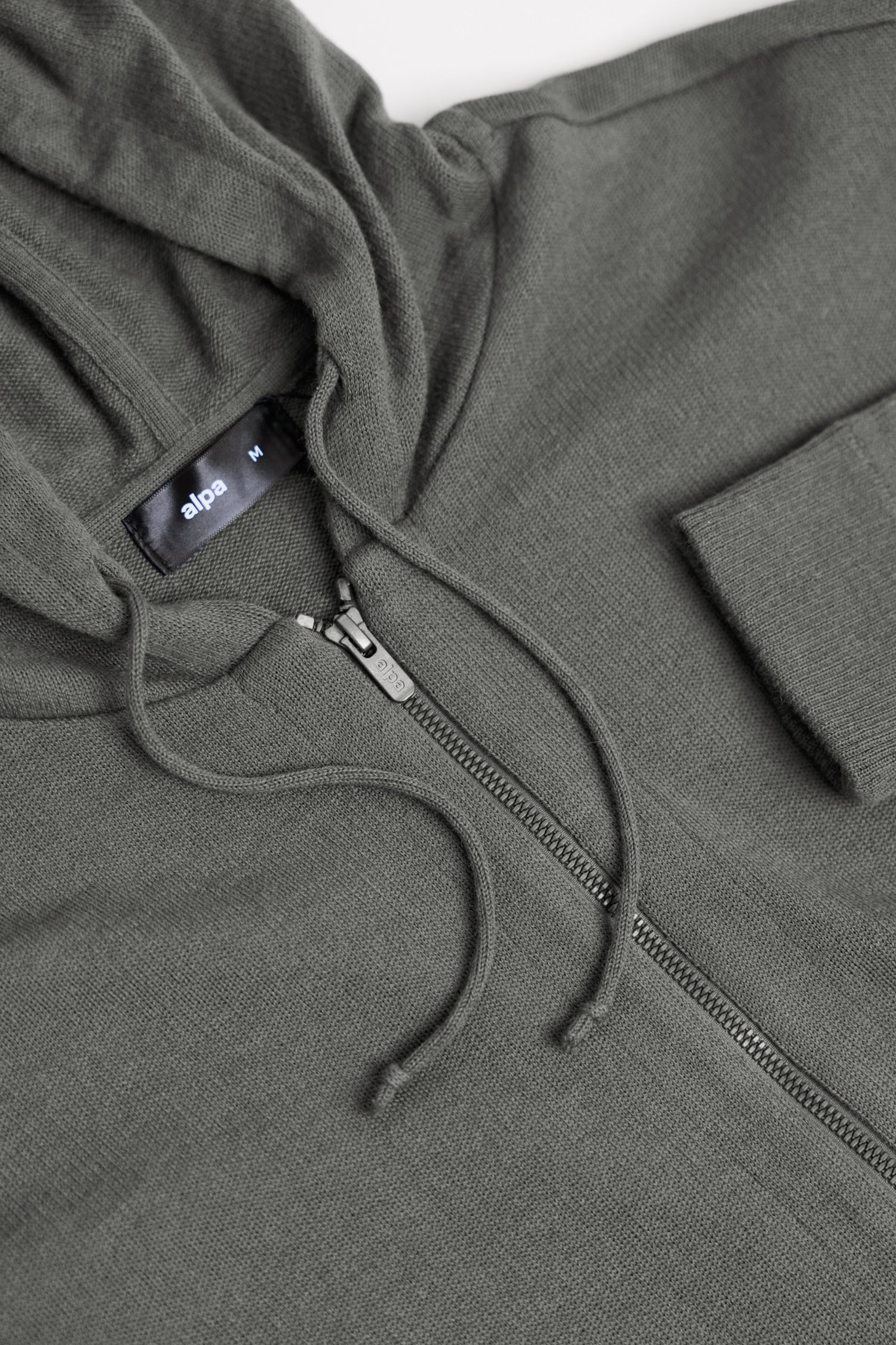HOODIE ZIP zip hoodie, cypress | Alpa