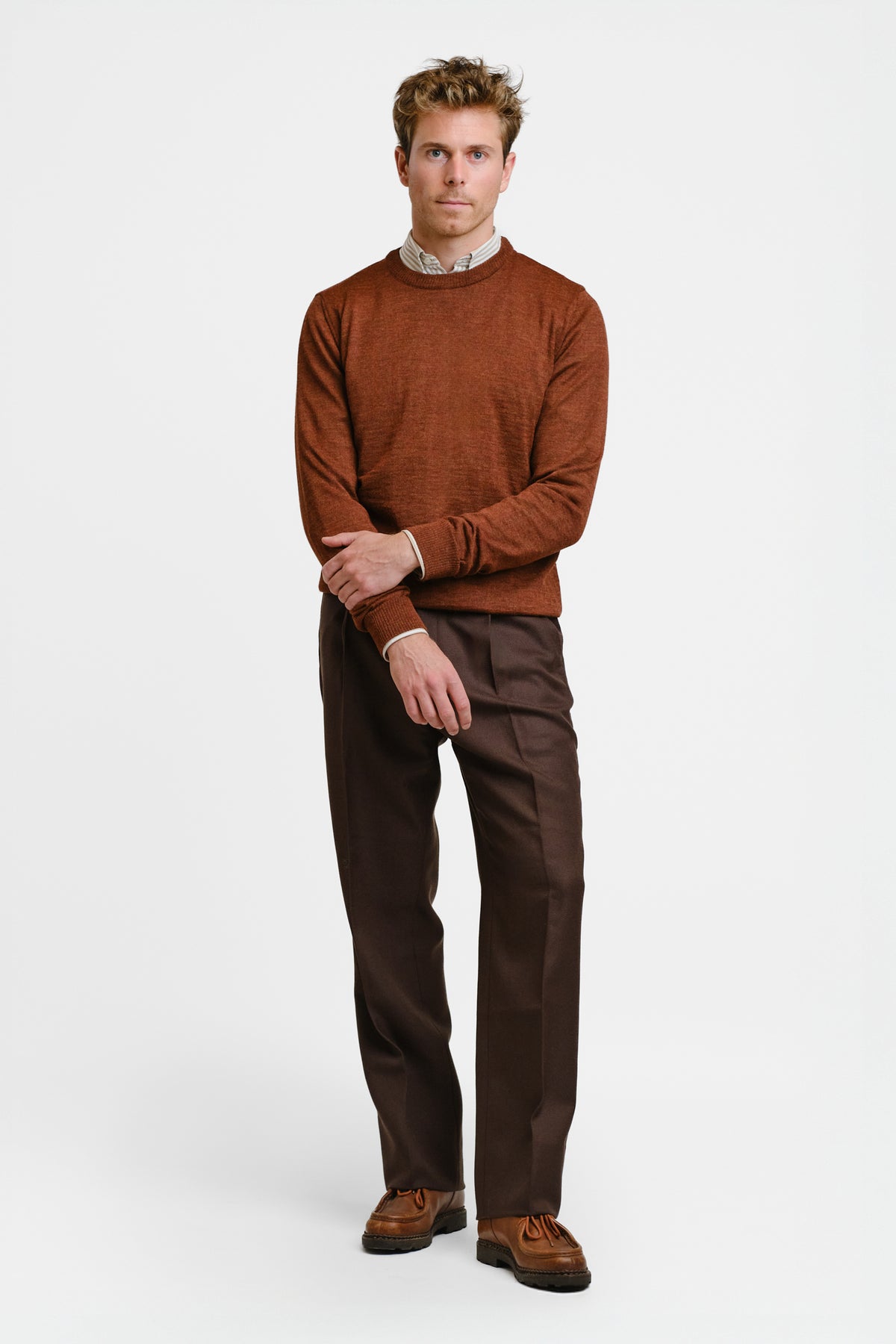 ELEMENT knit sweater, mahogany