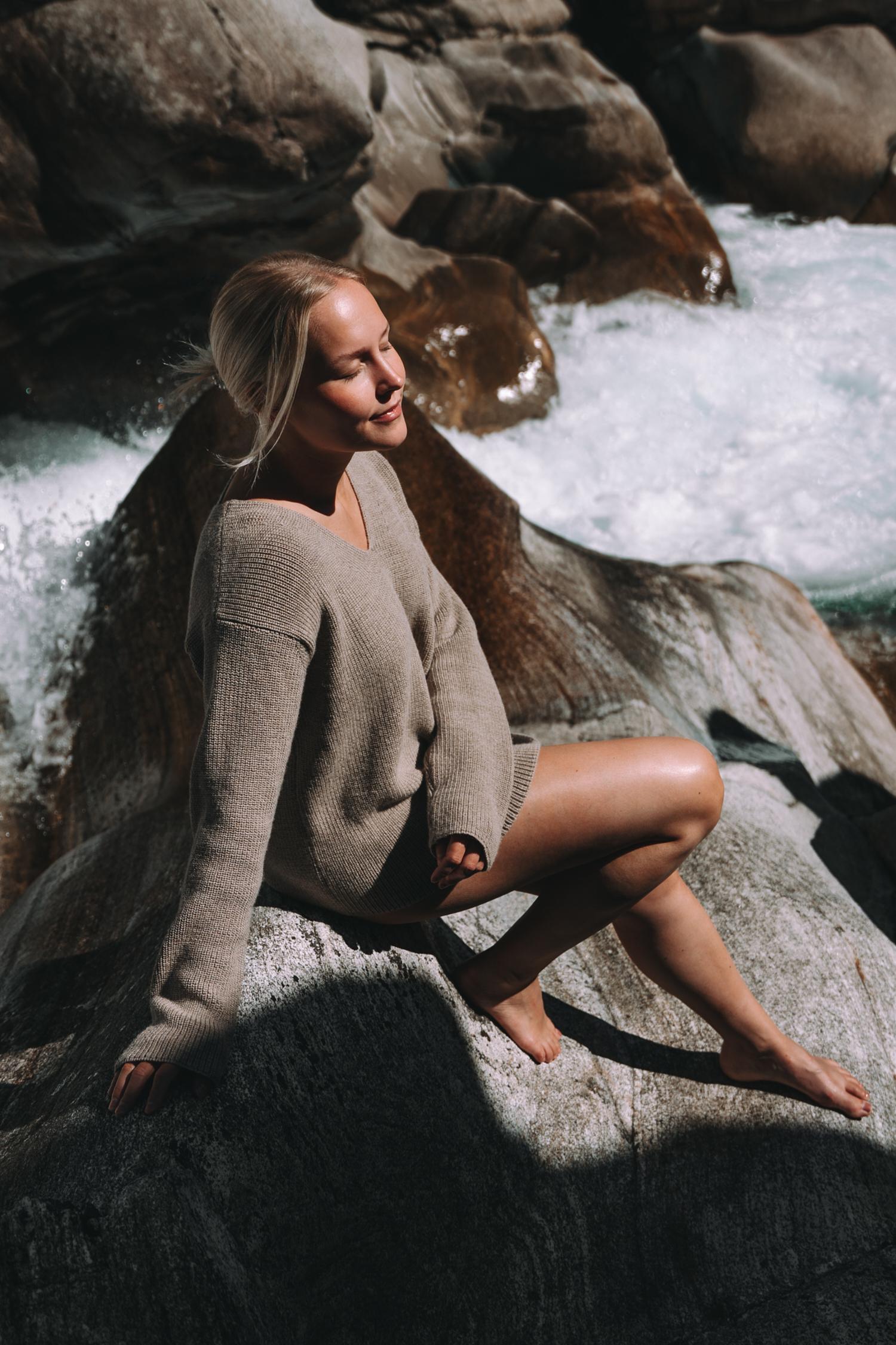Chunky Knit Sweater Greige