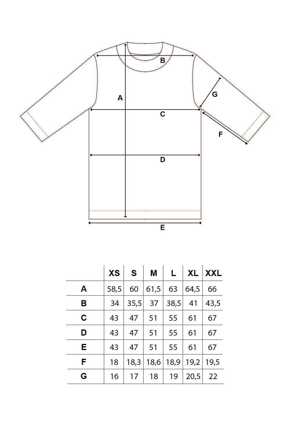 Size chart image 1