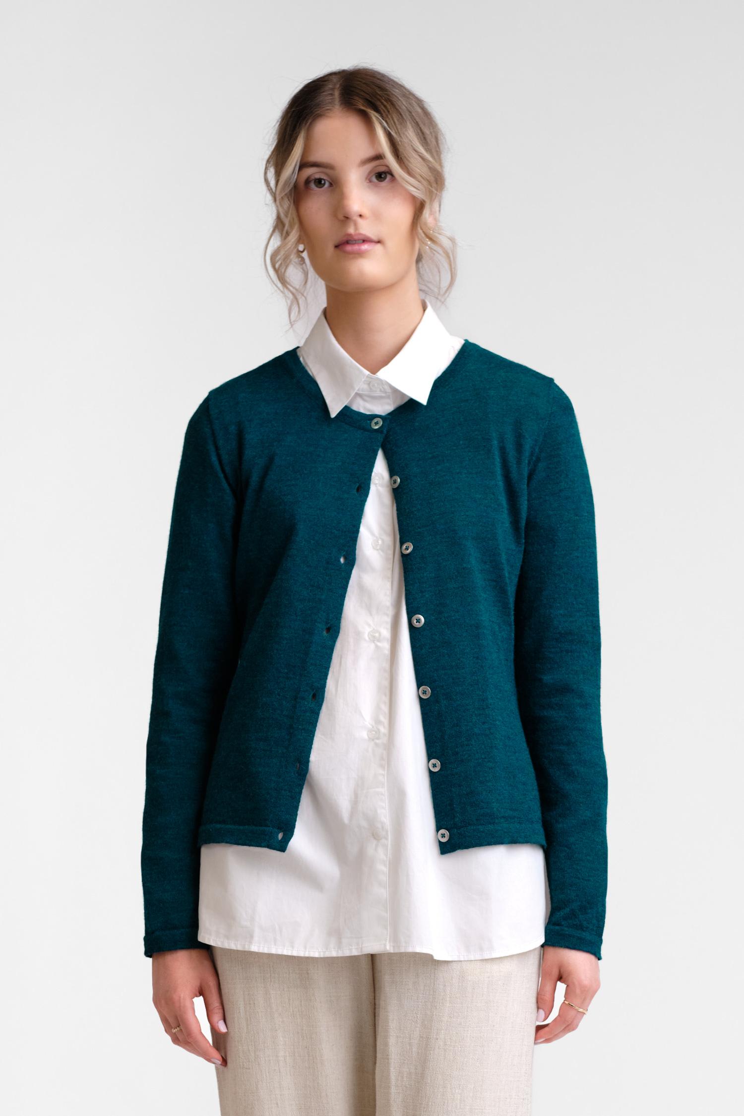 Serene Cardigan Petrol 2 0