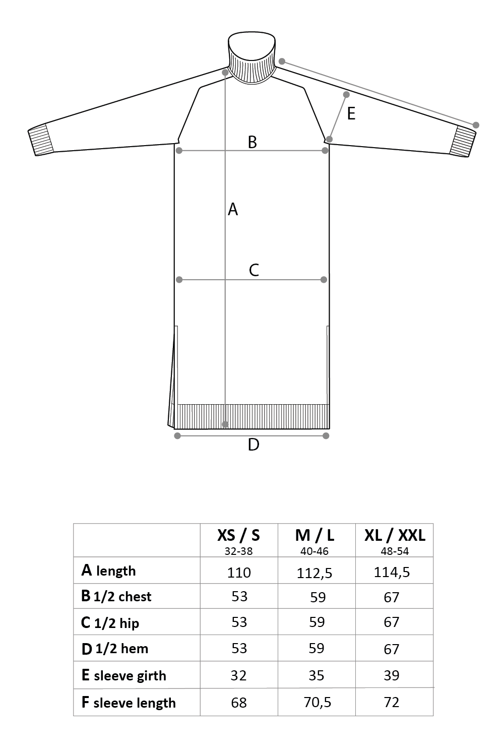 Size chart image 1